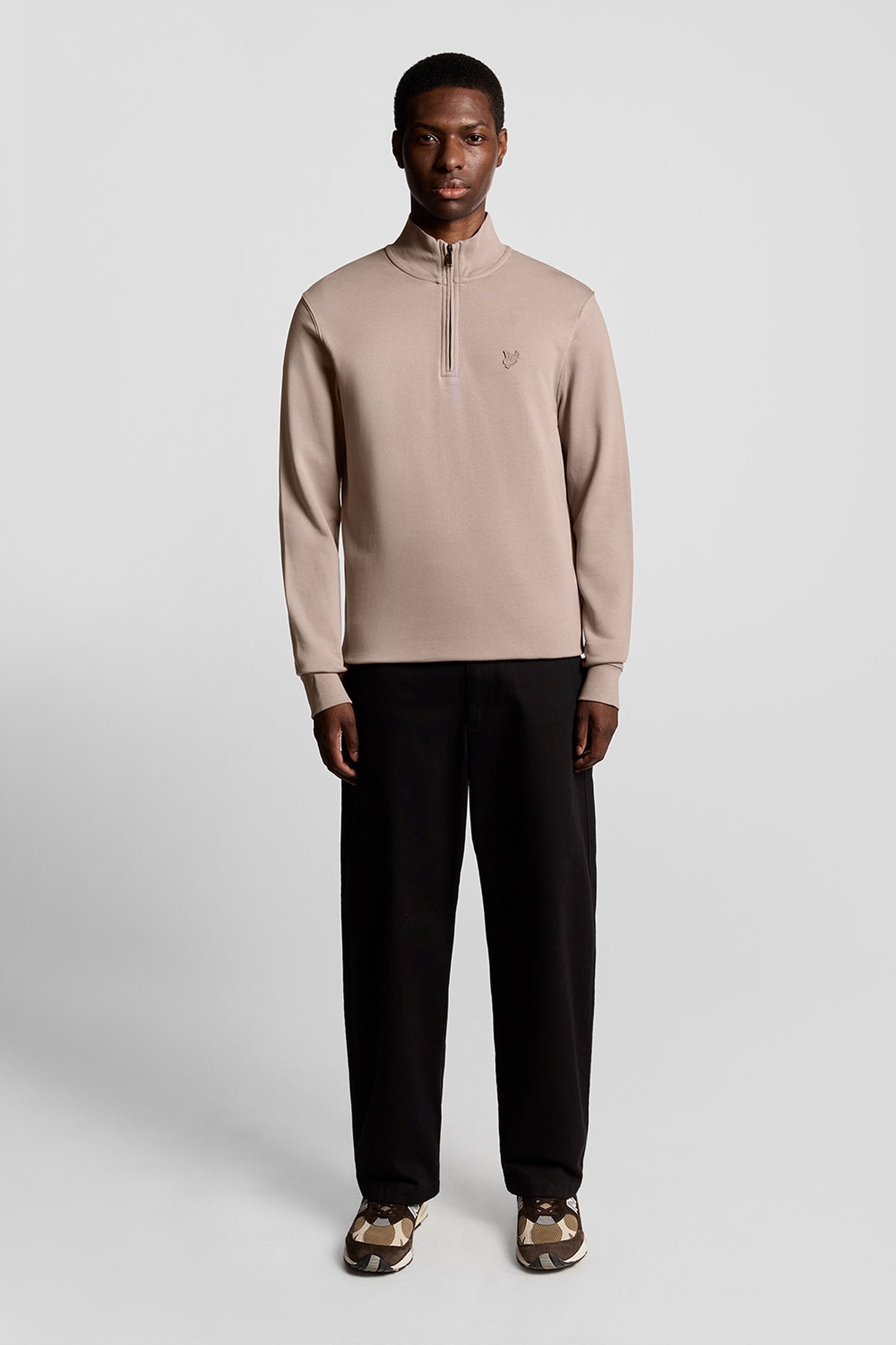 SUPERFINE QUARTER ZIP SWEATSHIRT FIFE 1
