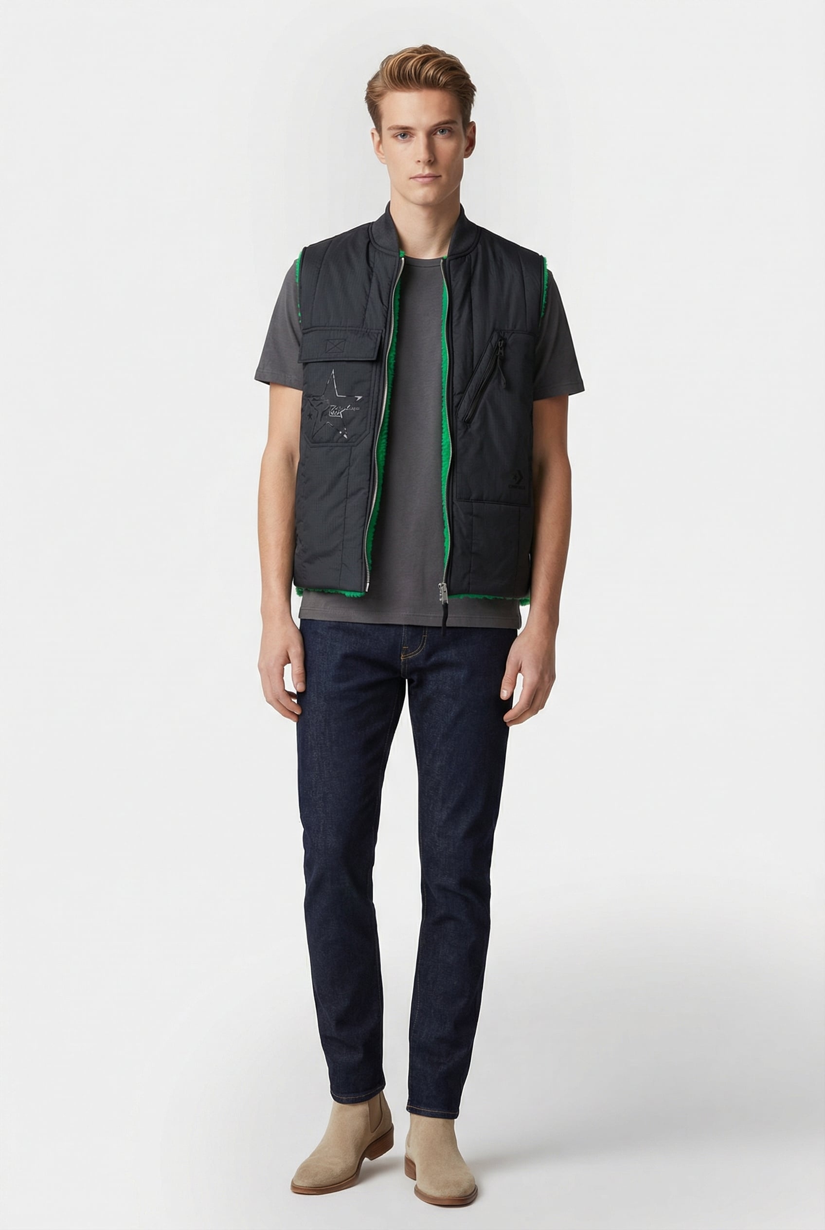 CONVERSE X PATTA – REVERSIBLE GRAPHIC VEST 2