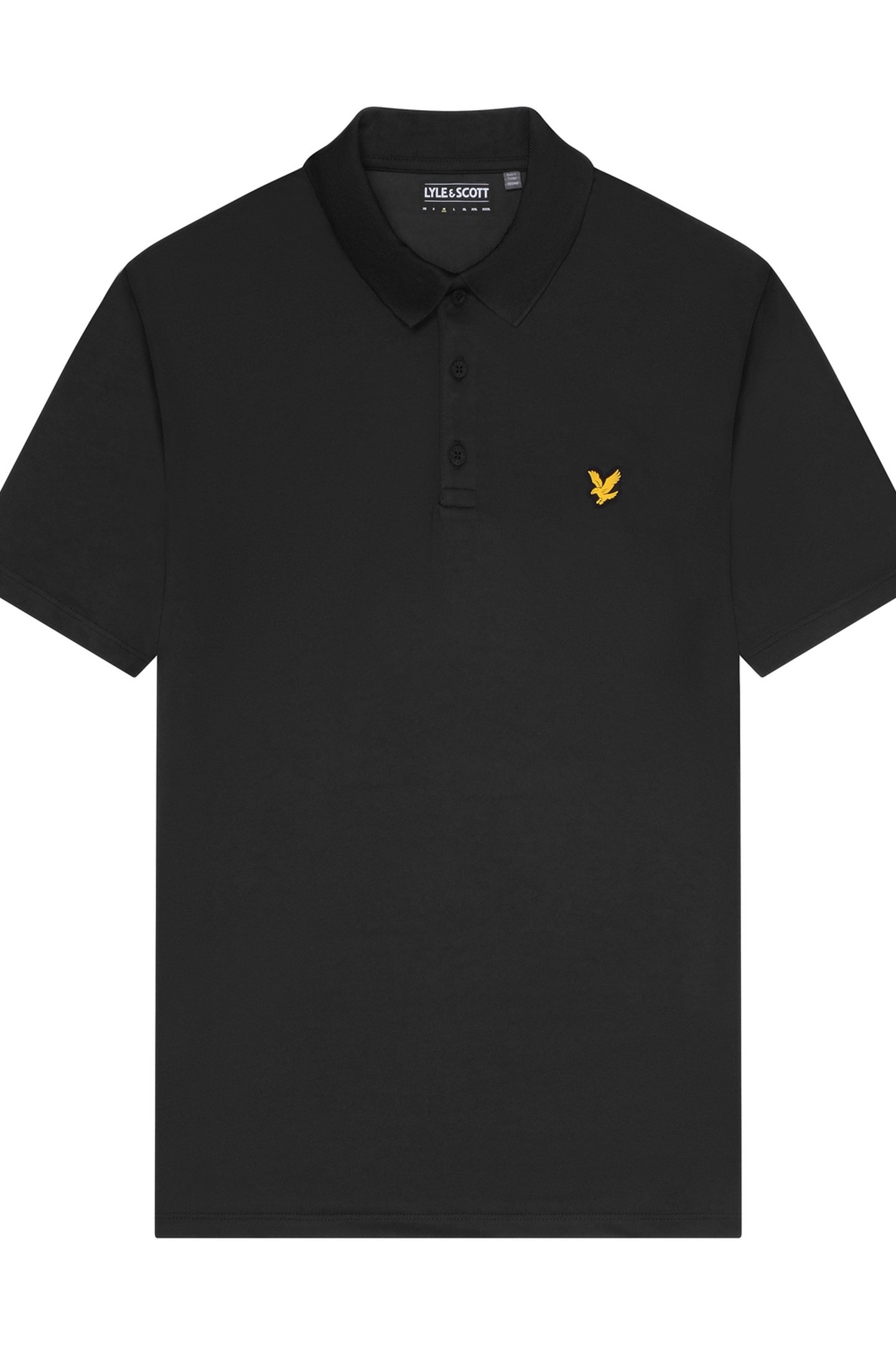 GOLF TECH POLO SHIRT JET BLACK 4