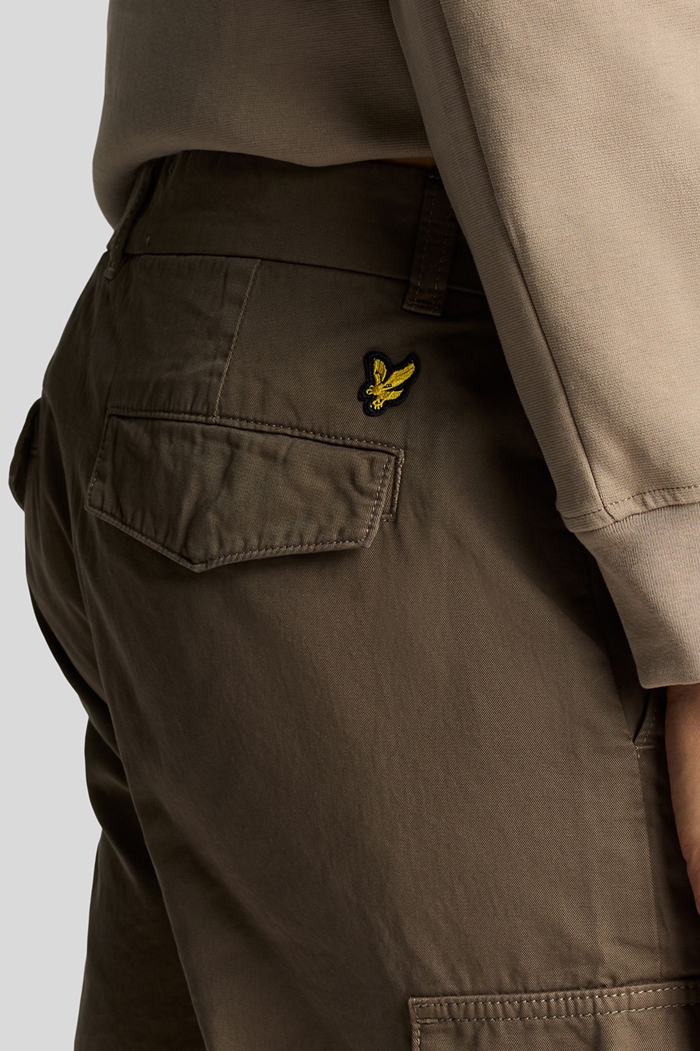 CARGO POCKET TROUSER KHAKI ASH 5