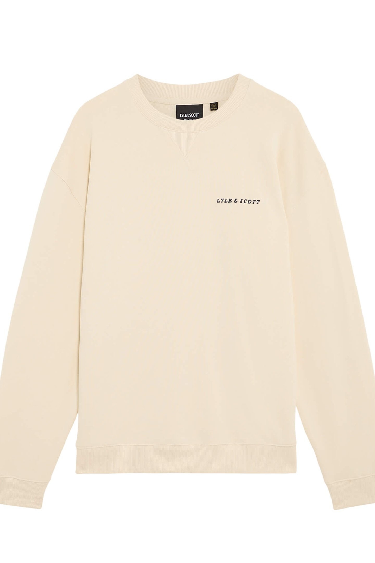 SCRIPT BRUSHBACK CREW NECK SWEATSHIRT FOAM 4