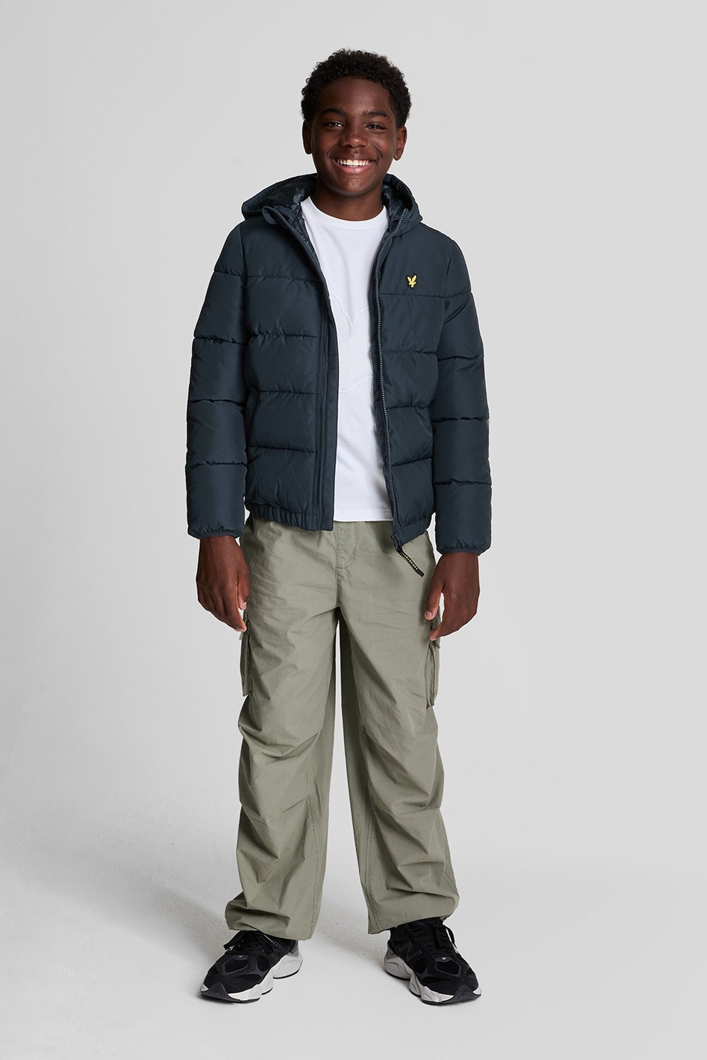 QUILTED PUFFER COAT DARK NAVY 1