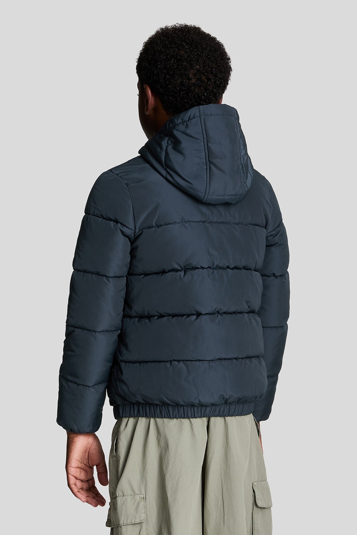 QUILTED PUFFER COAT DARK NAVY 3