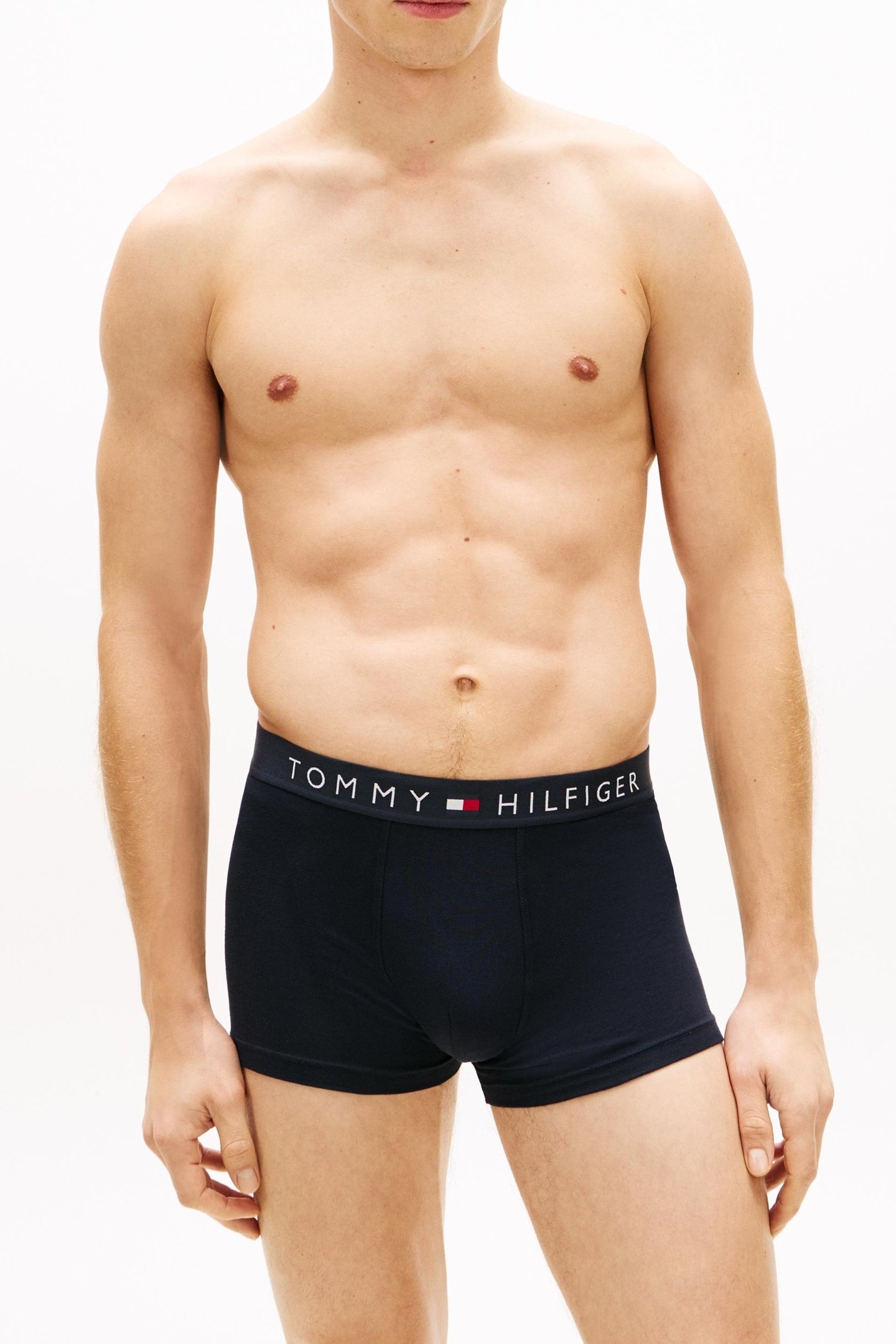 3-PACK WAISTBAND TRUNK GREY HTR/WHITE/DESERT SKY 2