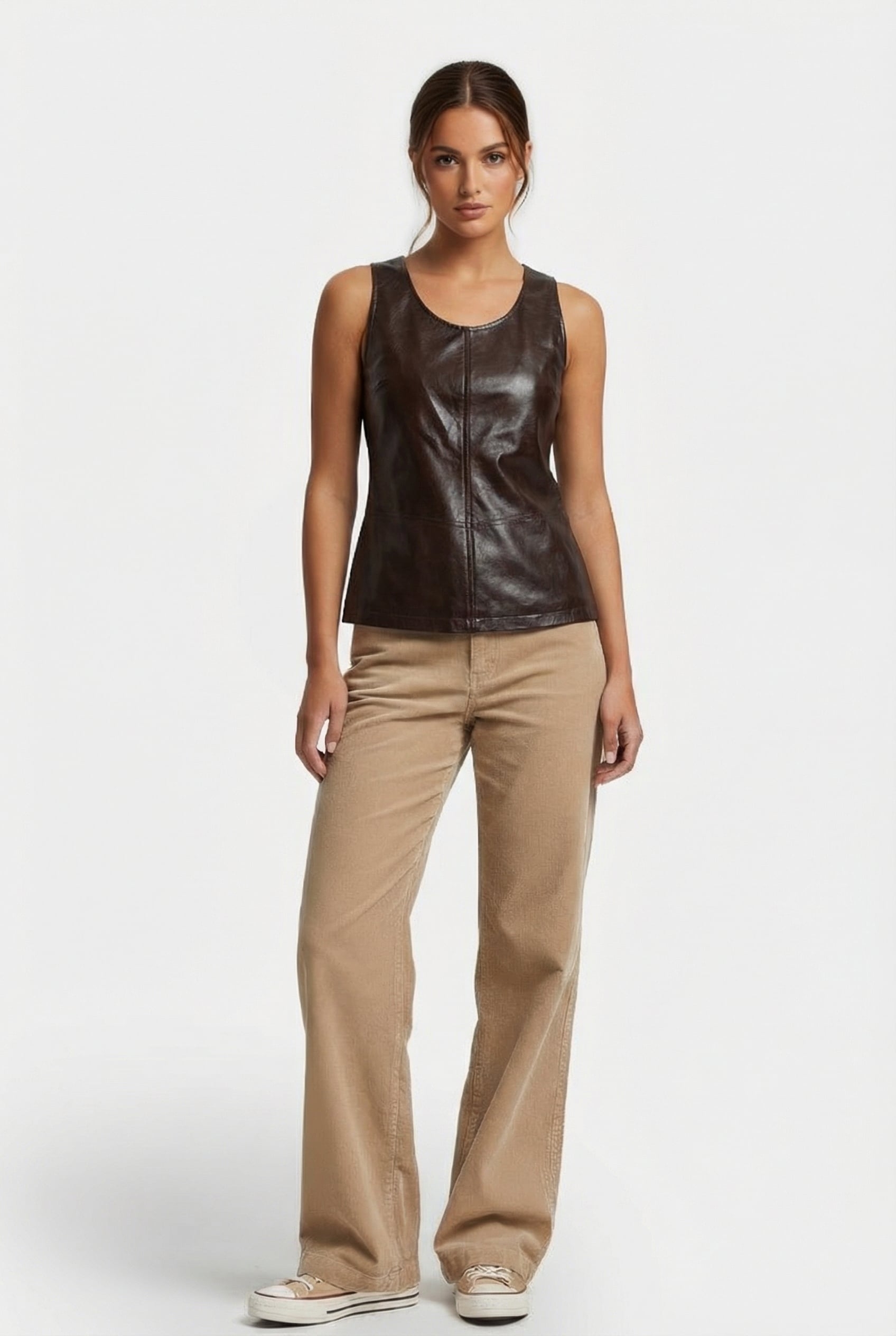 ENTIRE STUDIOS – LEATHER TANK 1