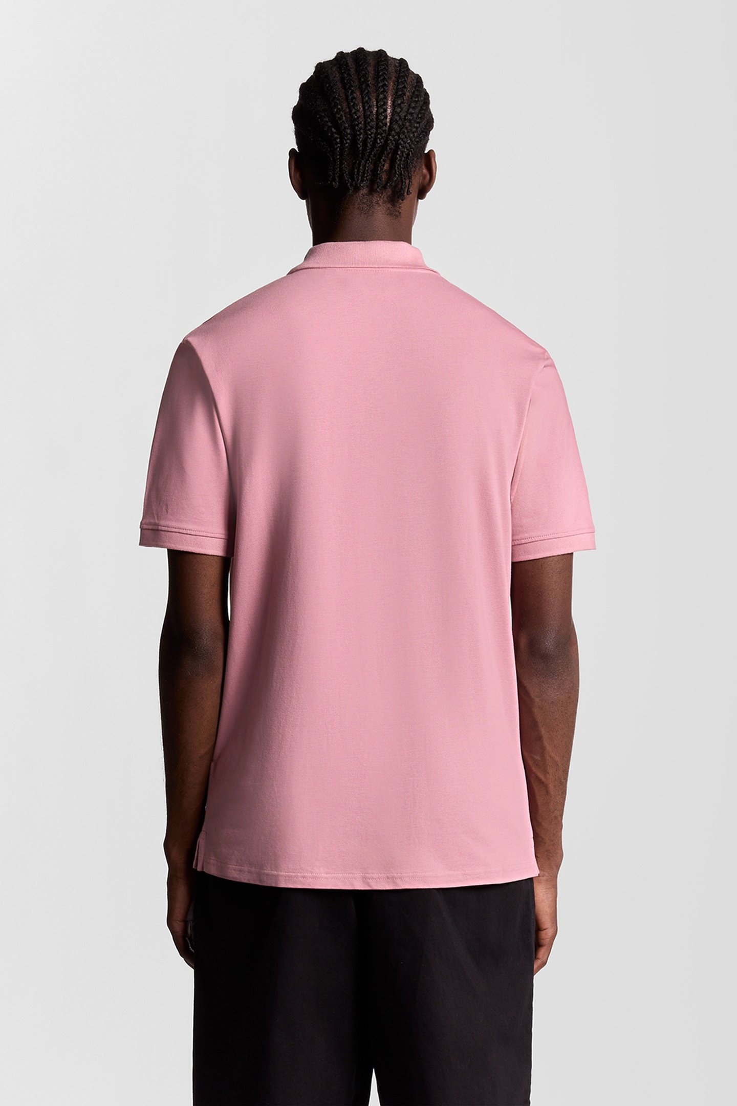 PLAIN POLO SHIRT GARDEN ROSE 3