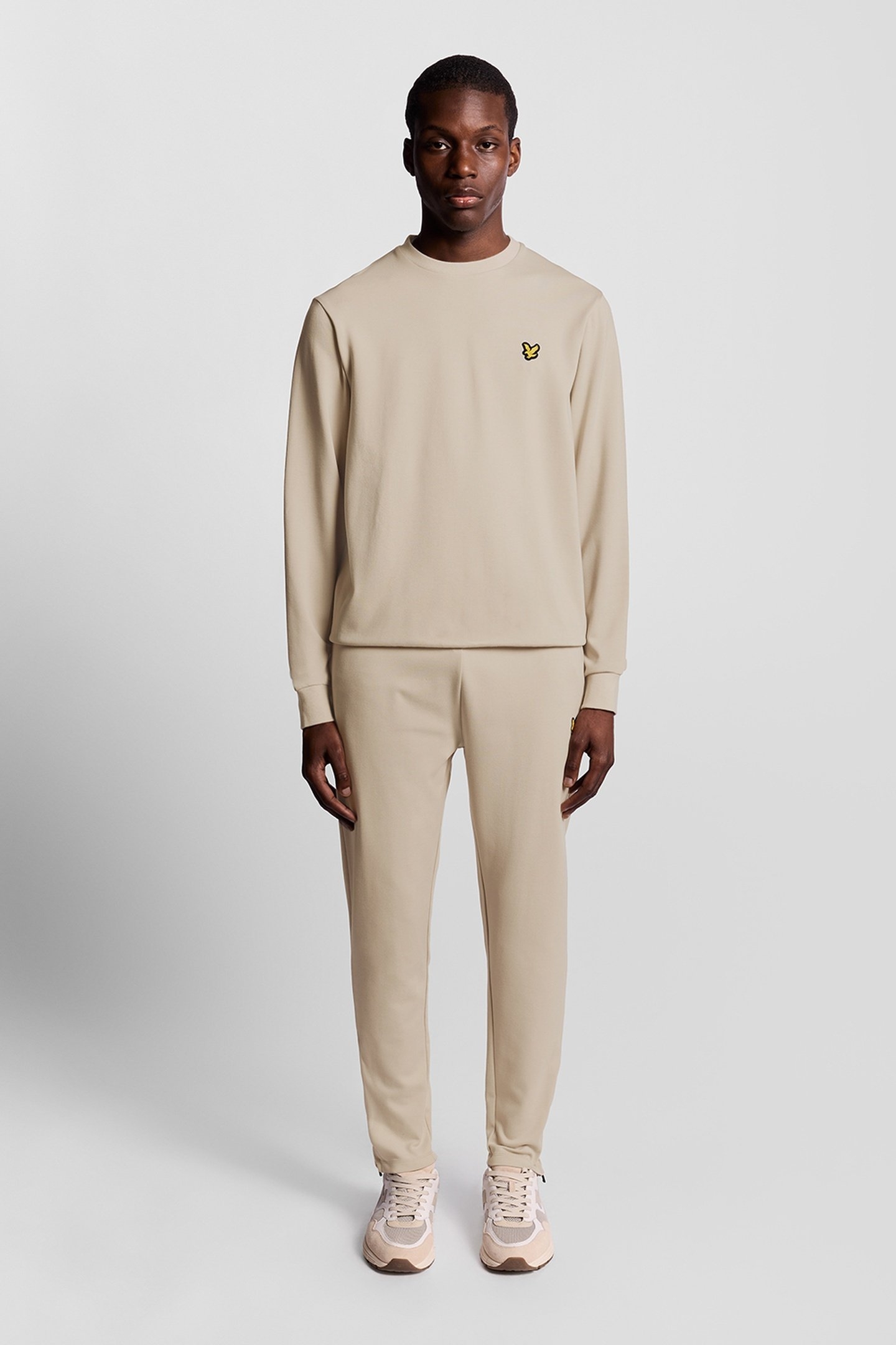 CREW NECK FLY FLEECE CHATEAU GRAY 1