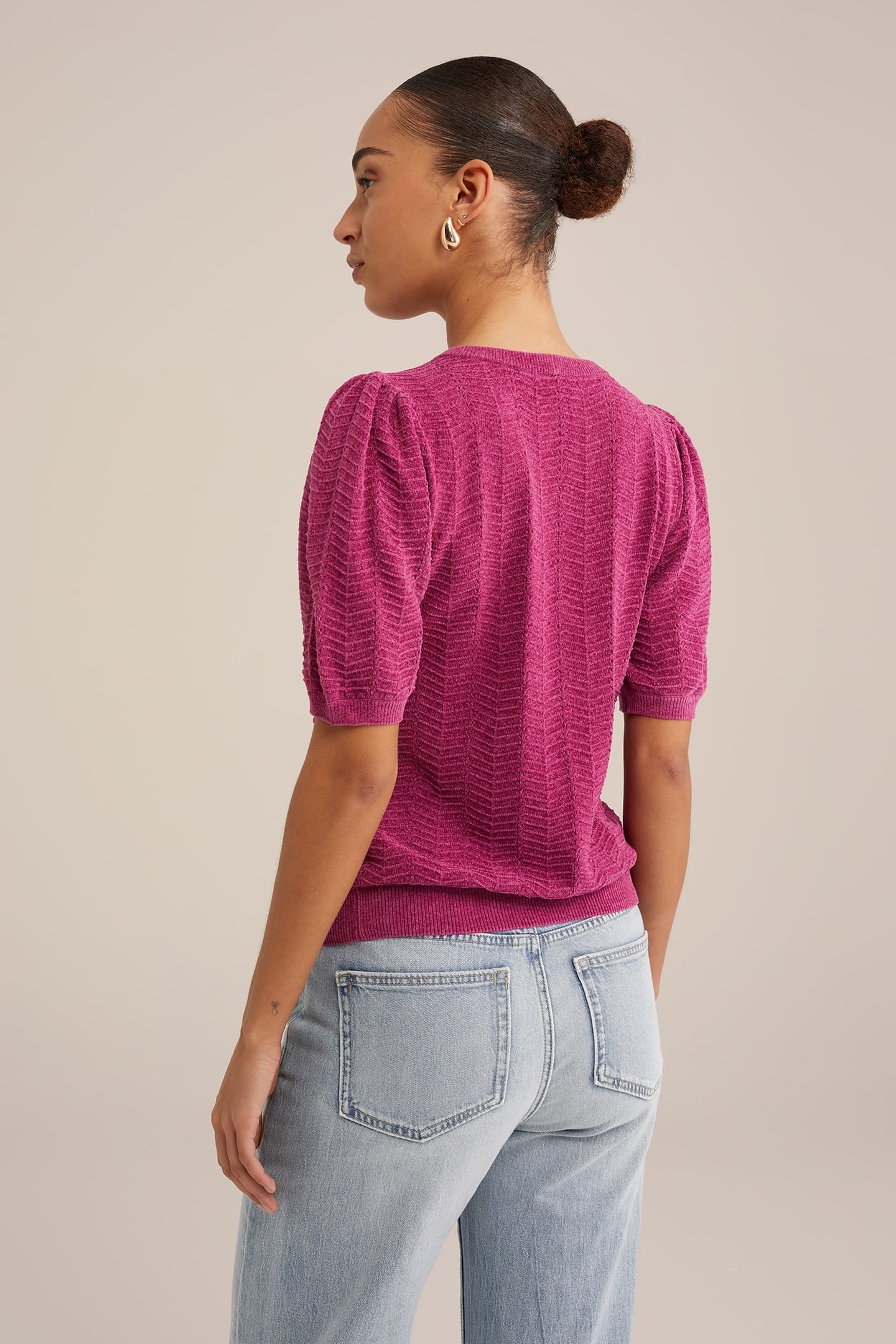 KNITTED PULLOVER PURPLE 3