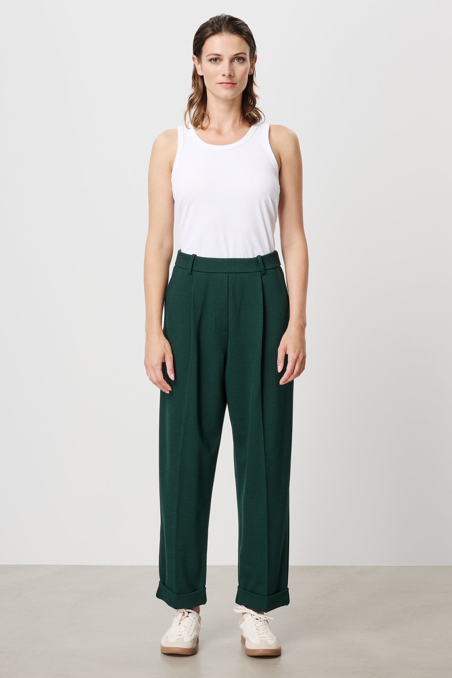 DREW PANTS DEEP GREEN 1