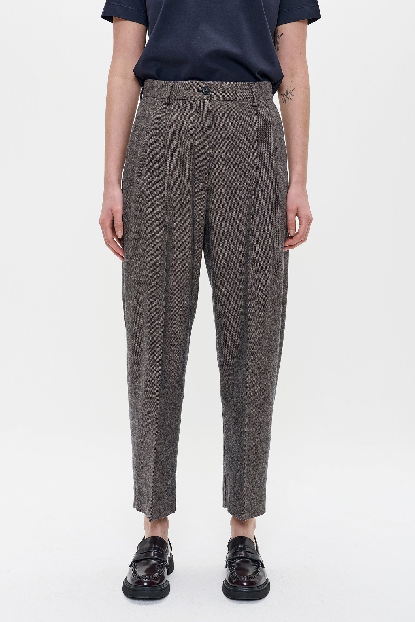 FLANNEL DAKOTA PANTS MIDNIGHT BLUE 1