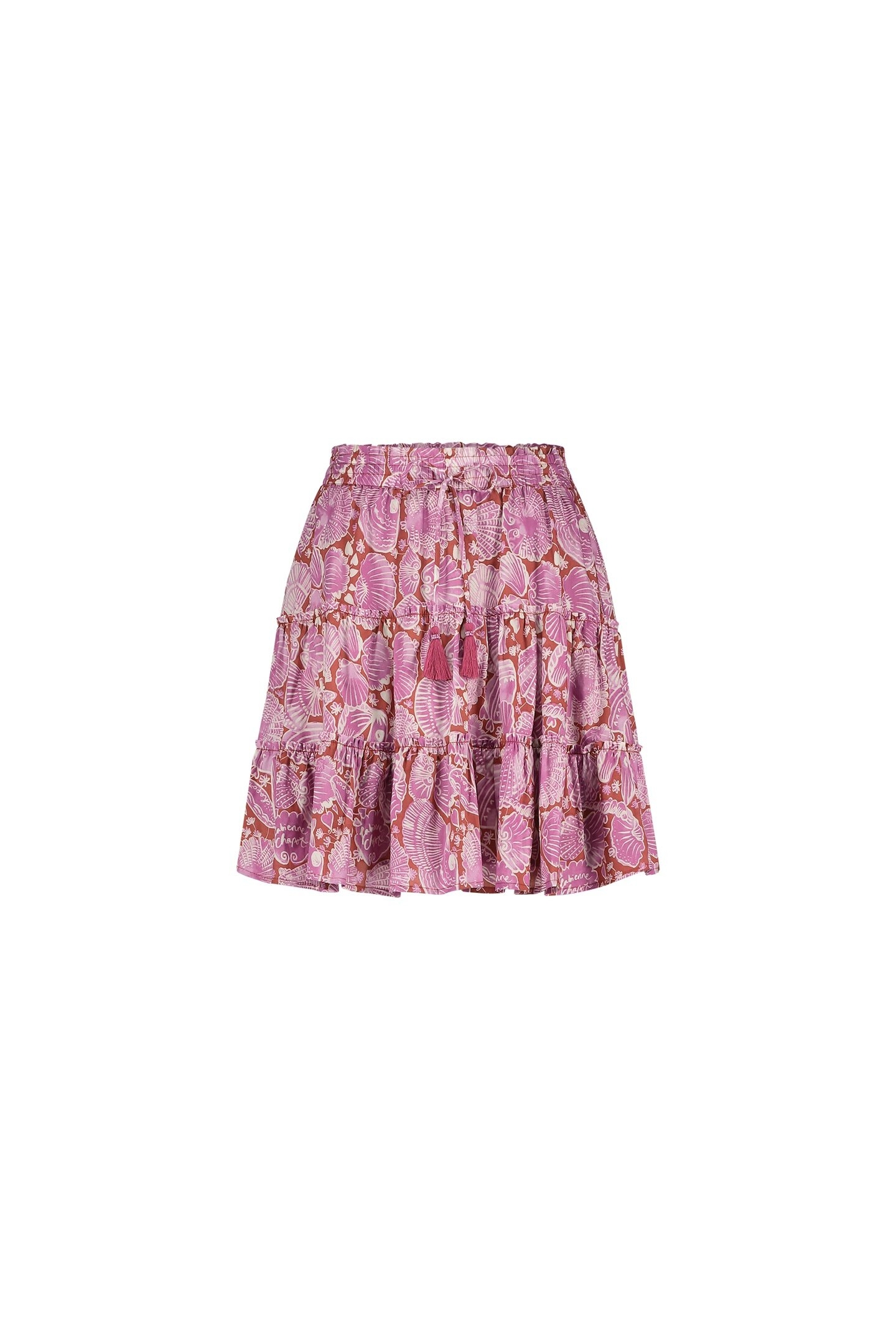 MITZI SKIRT TILE RED/PLUM PARTY 3