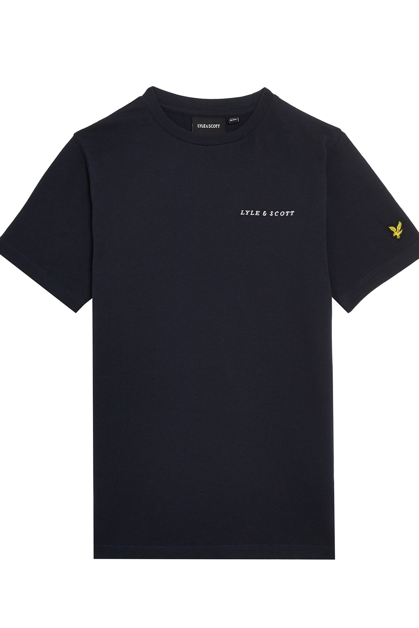 SCRIPT EMBROIDERED T-SHIRT DARK NAVY 3