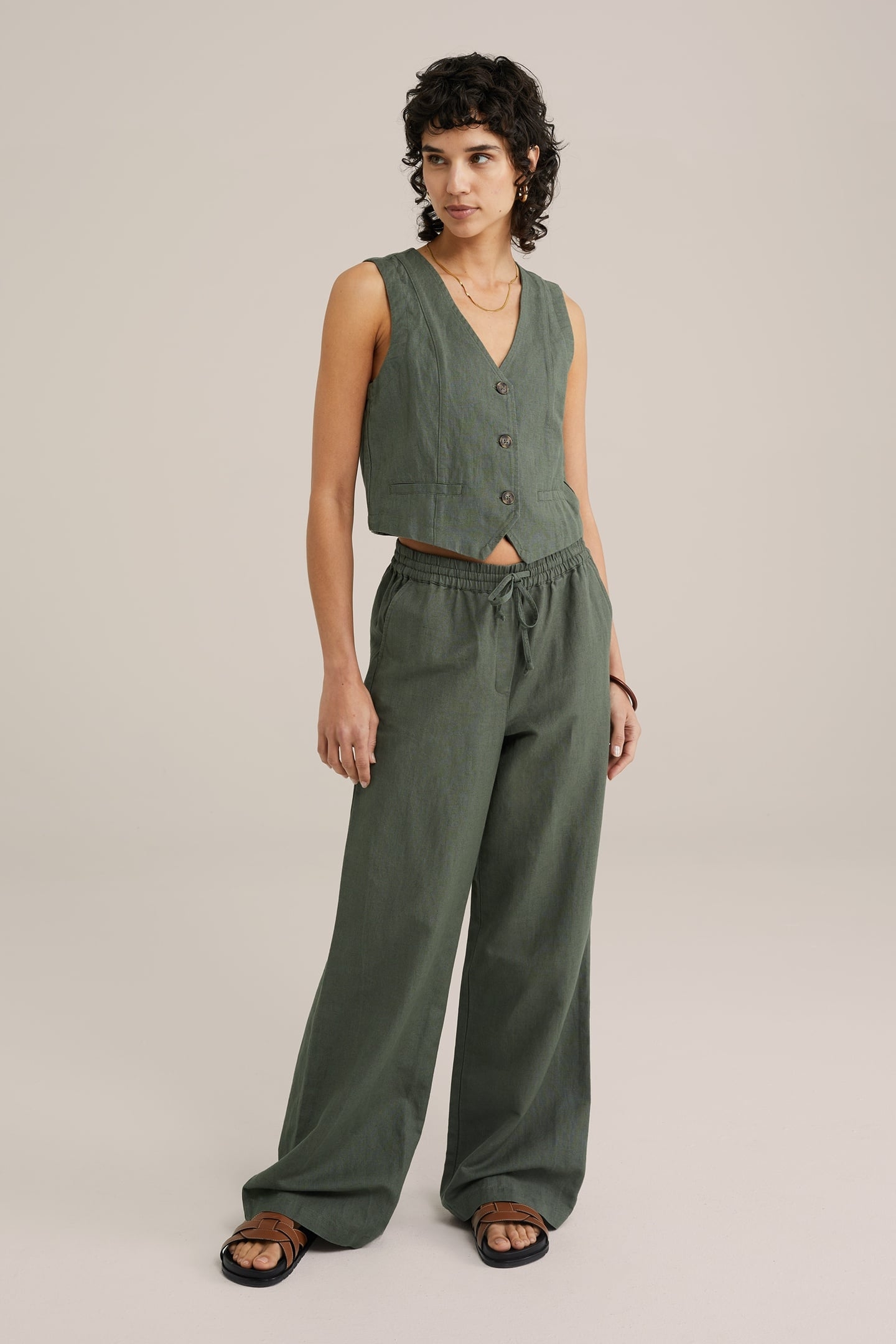 WAISTCOAT DARK GREEN 8