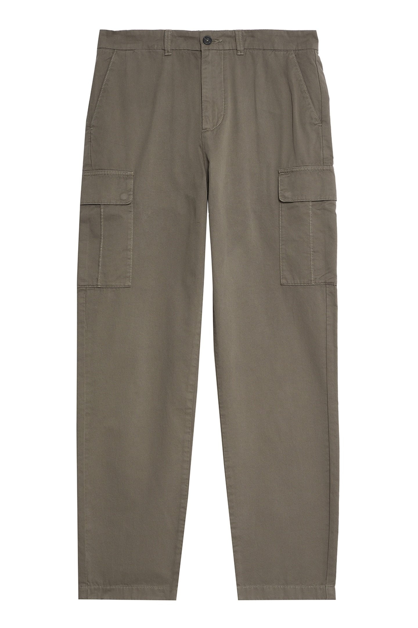 CARGO POCKET TROUSER KHAKI ASH 4