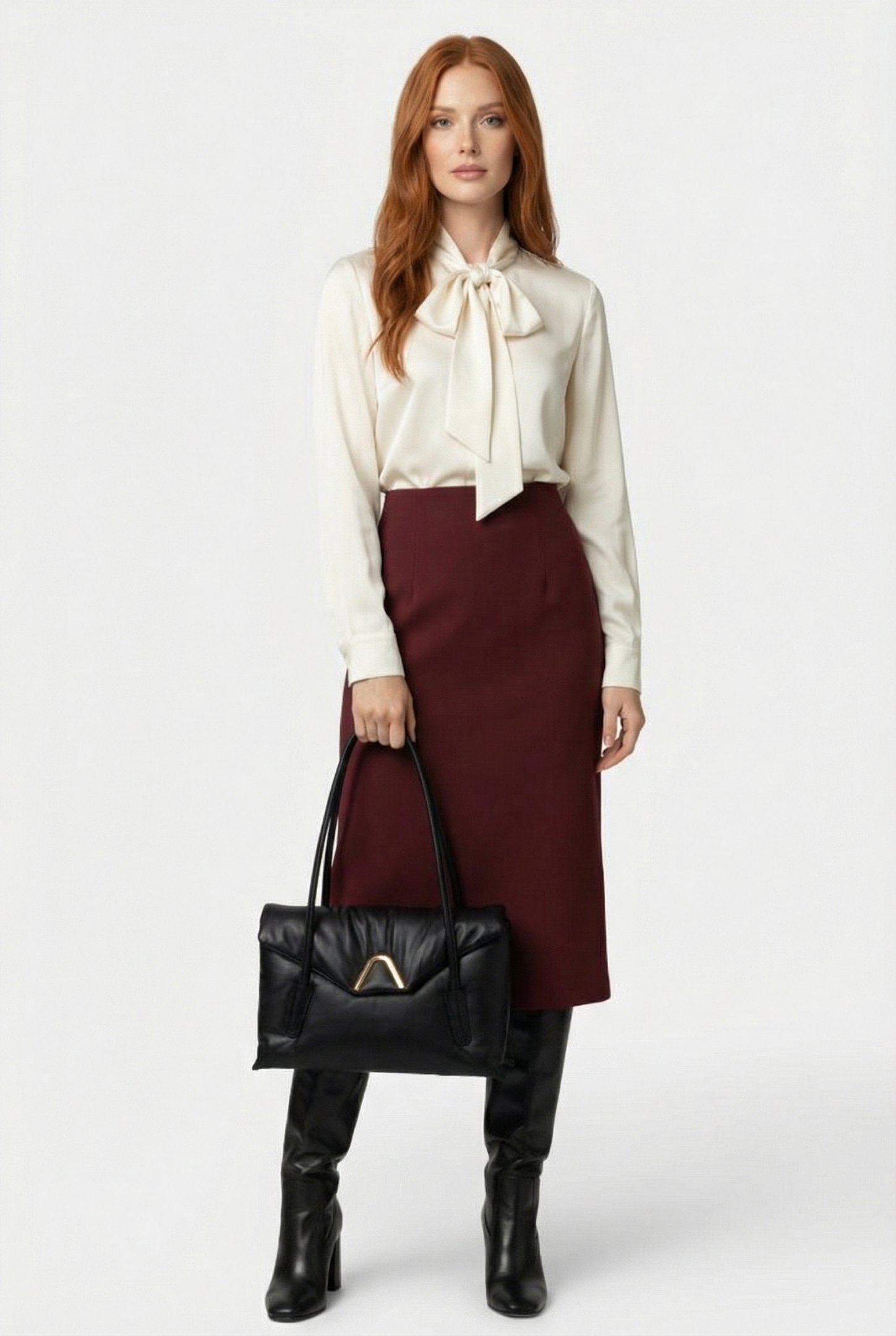 SHOULDER BAG IN PUFFY SMOOTH LEATHER 1