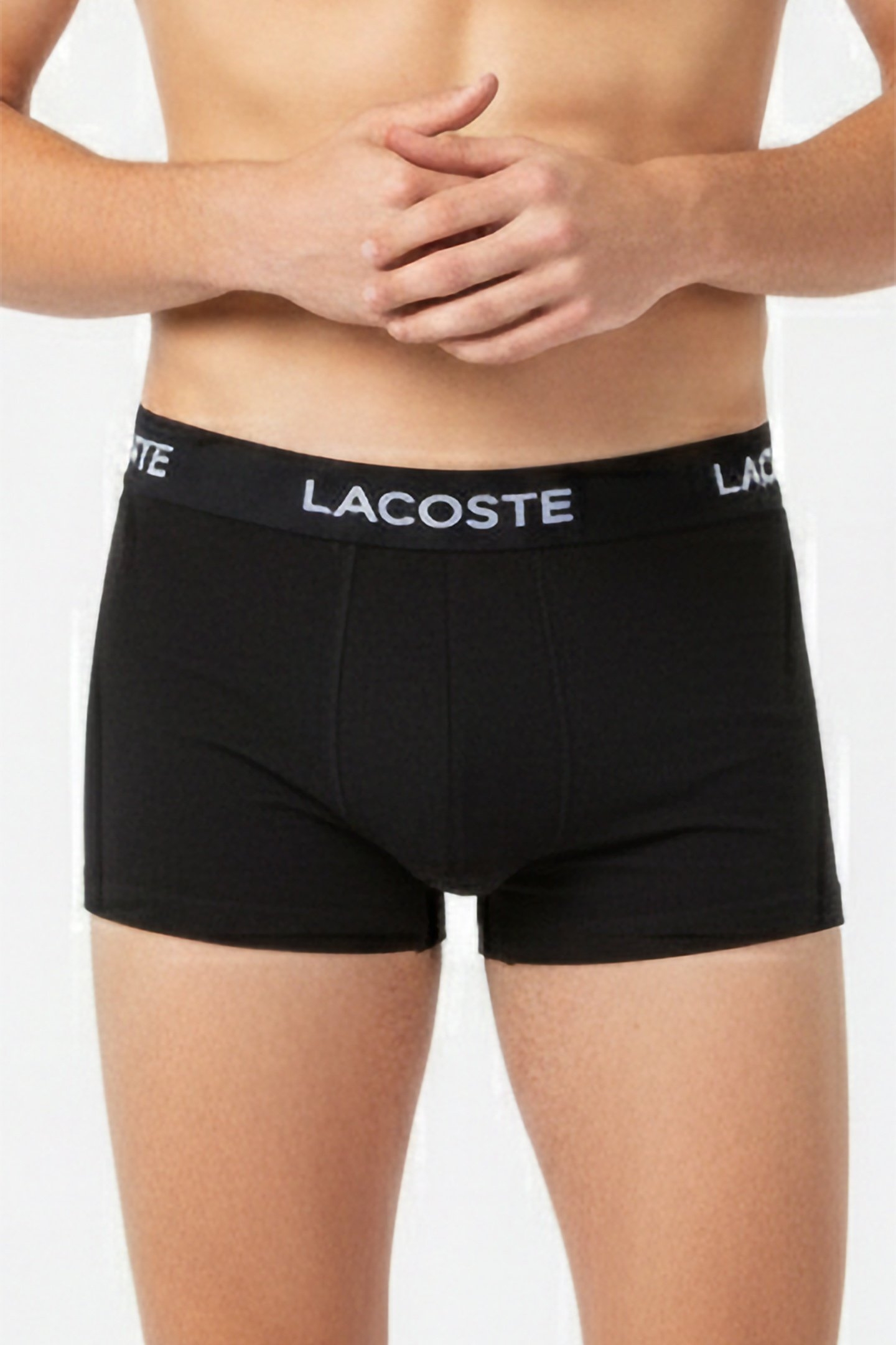 5-PACK STRETCH COTTON TRUNKS BLACK 2