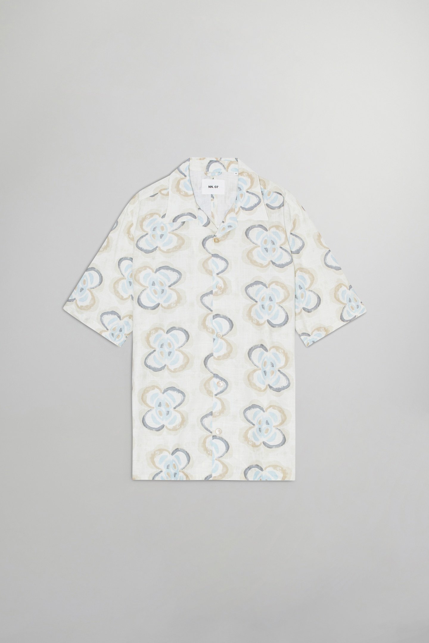 OLE SS SHIRT 5210 ECRU PRINT 4