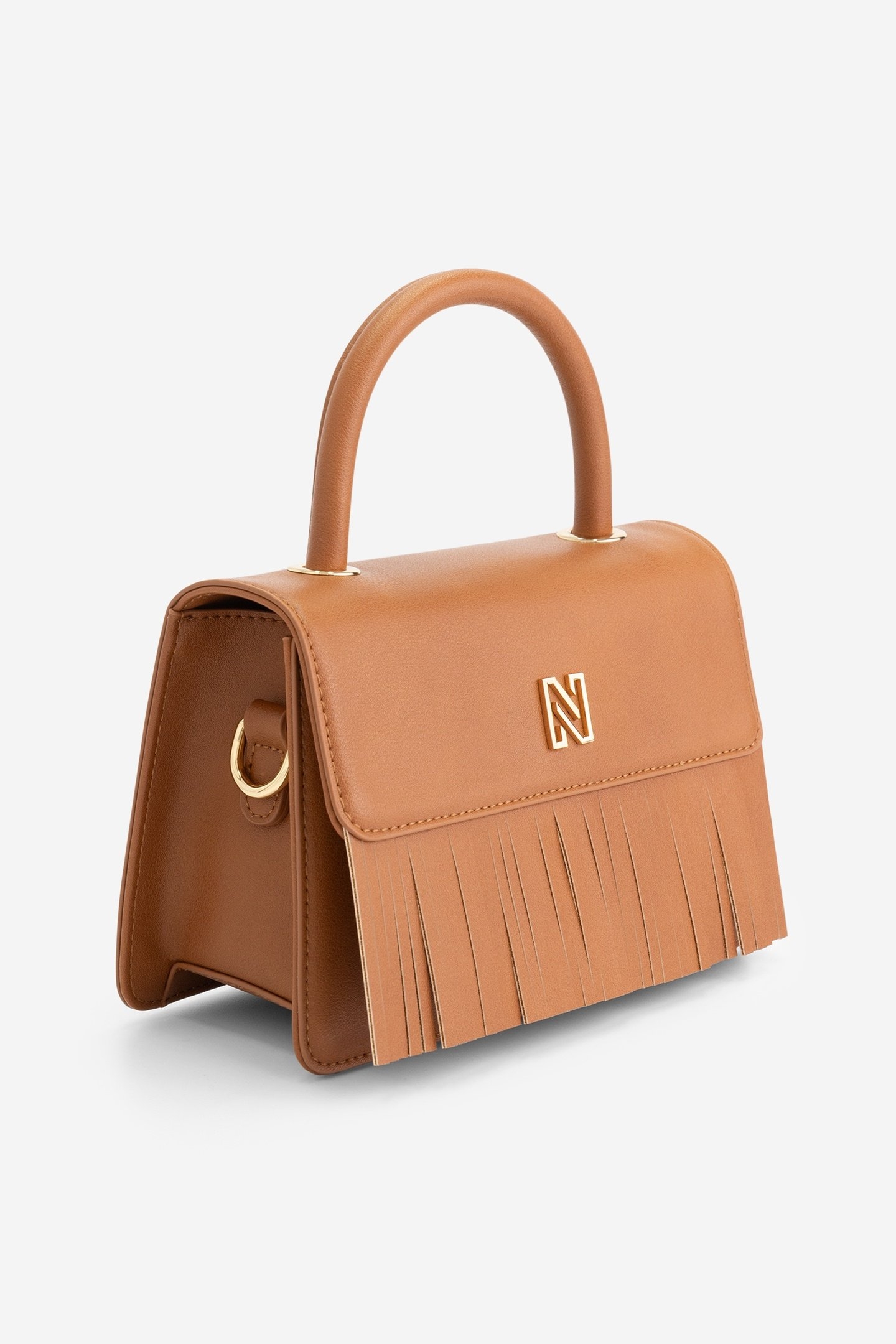 AMNA FRINGE SHOULDER BAG ROSEWOOD 2