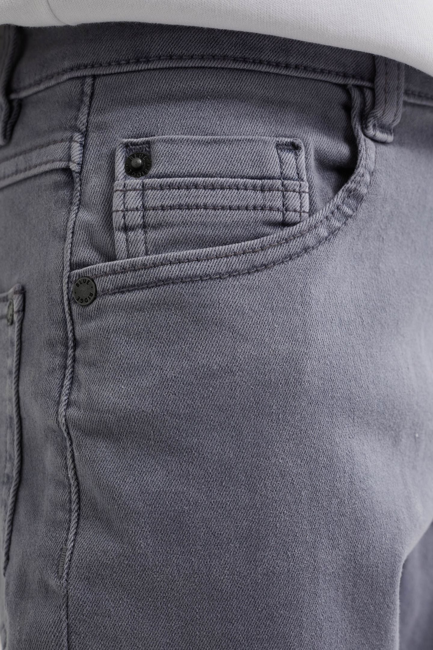 5-POCKET MID WAIST GREYISH BLUE 5