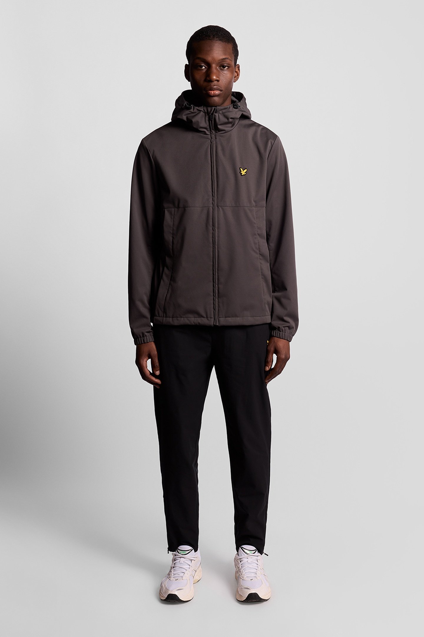 SPORTS WINDBREAKER FULL ZIP JACKET GRANITE 1