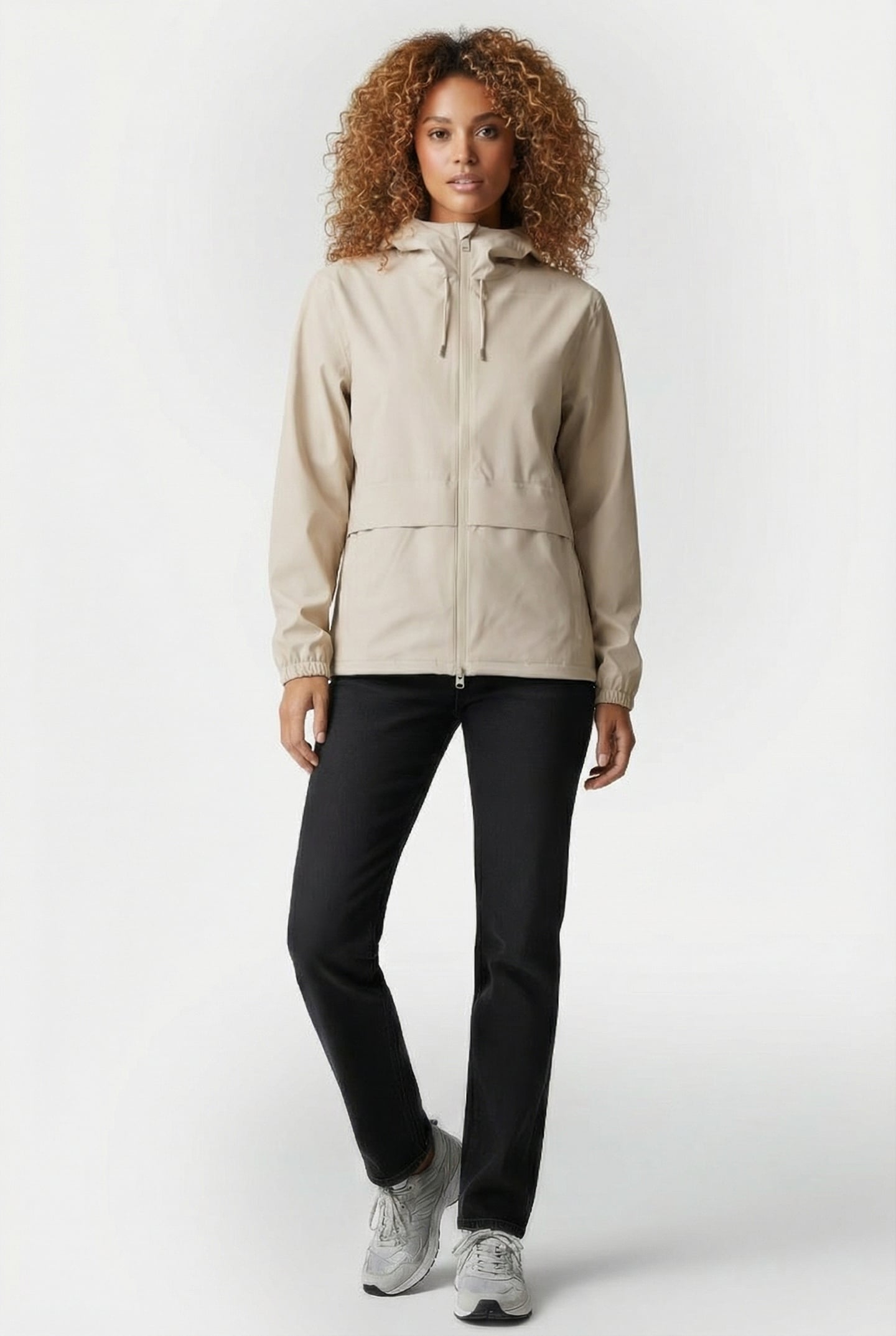 UNISEX SUVA HARDSHELL POCKET JACKET W3 DUNE 2