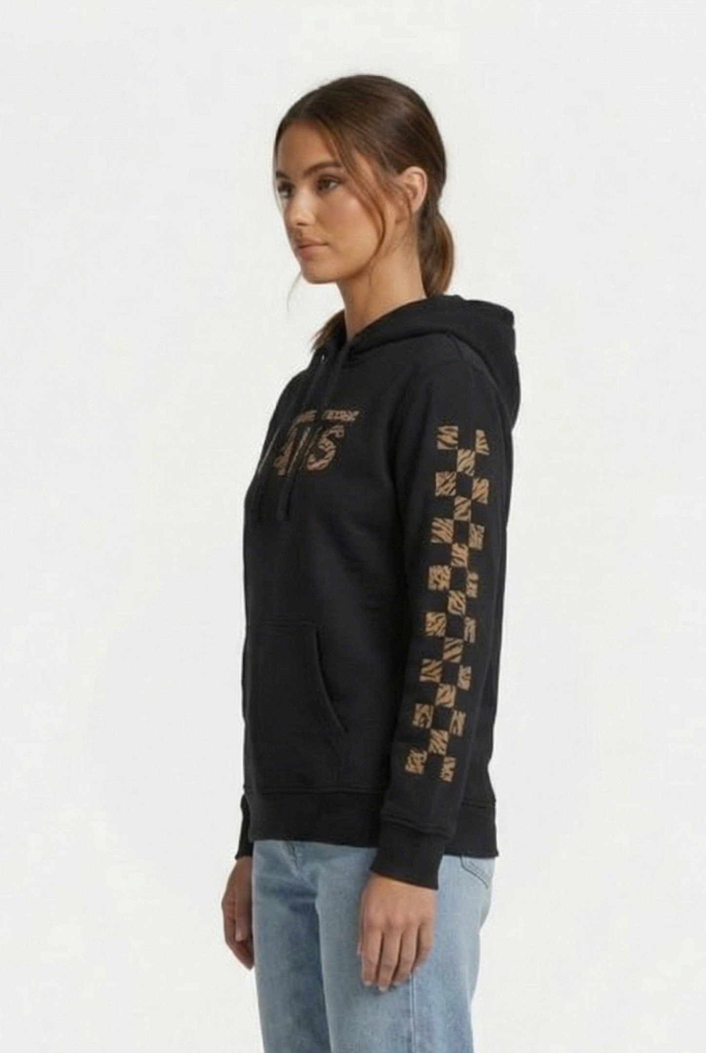 WYLD TANGLE ANIMAL BFF HOODIE DUSK DOWNER BLACK 3