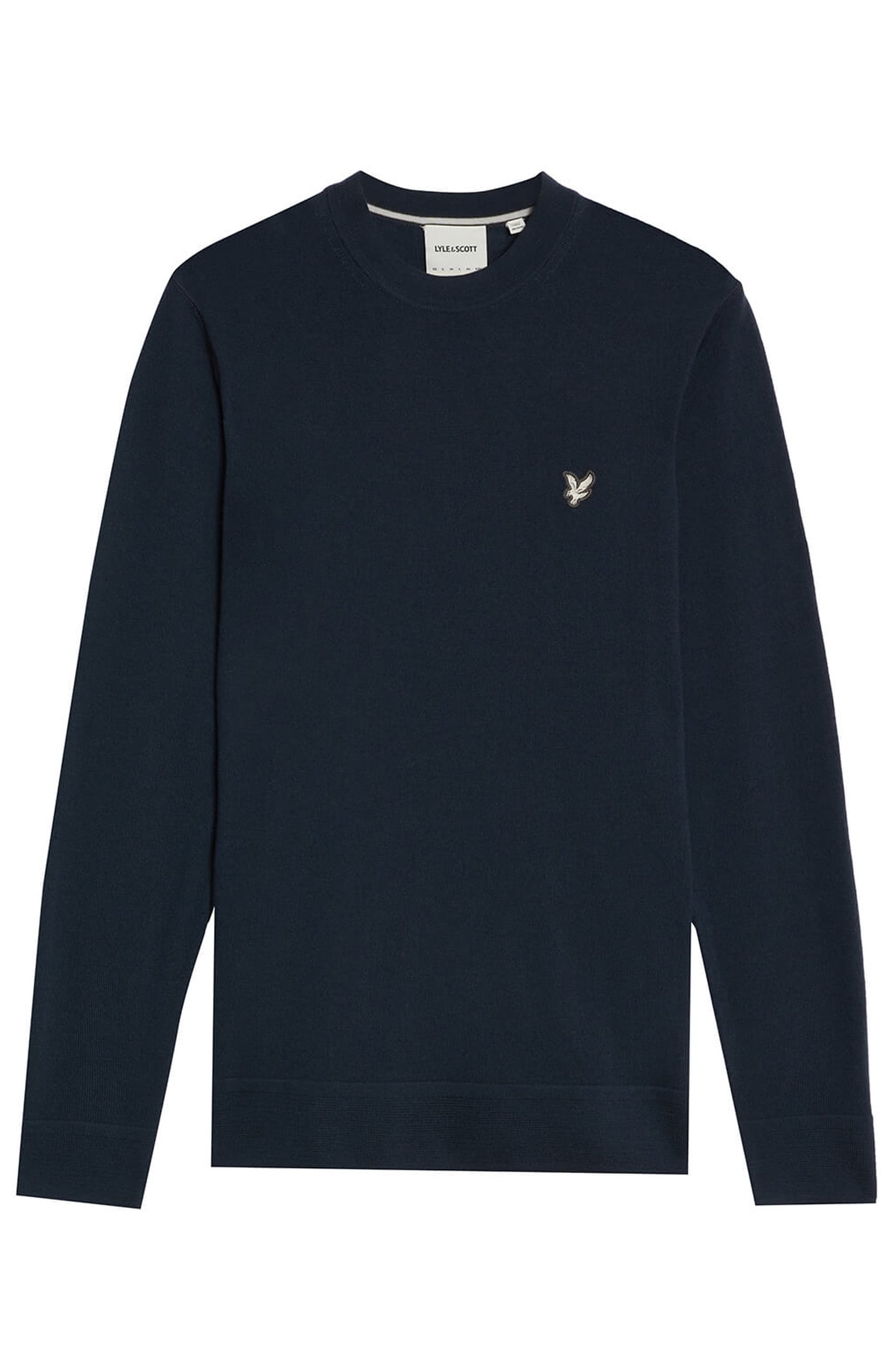 MERINO CREW NECK JUMPER MIDNIGHT NAVY 4