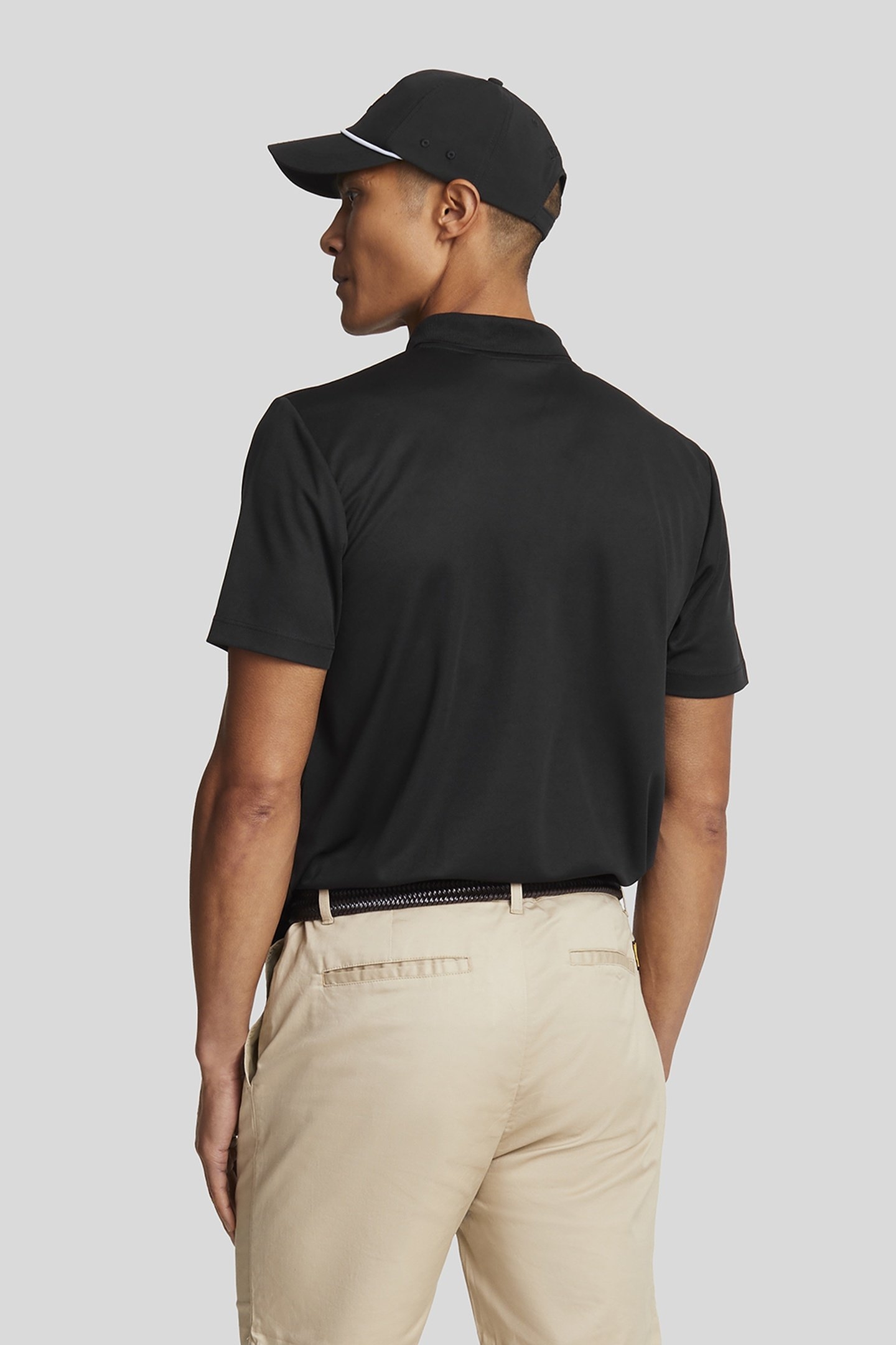 GOLF TECH POLO SHIRT JET BLACK 3