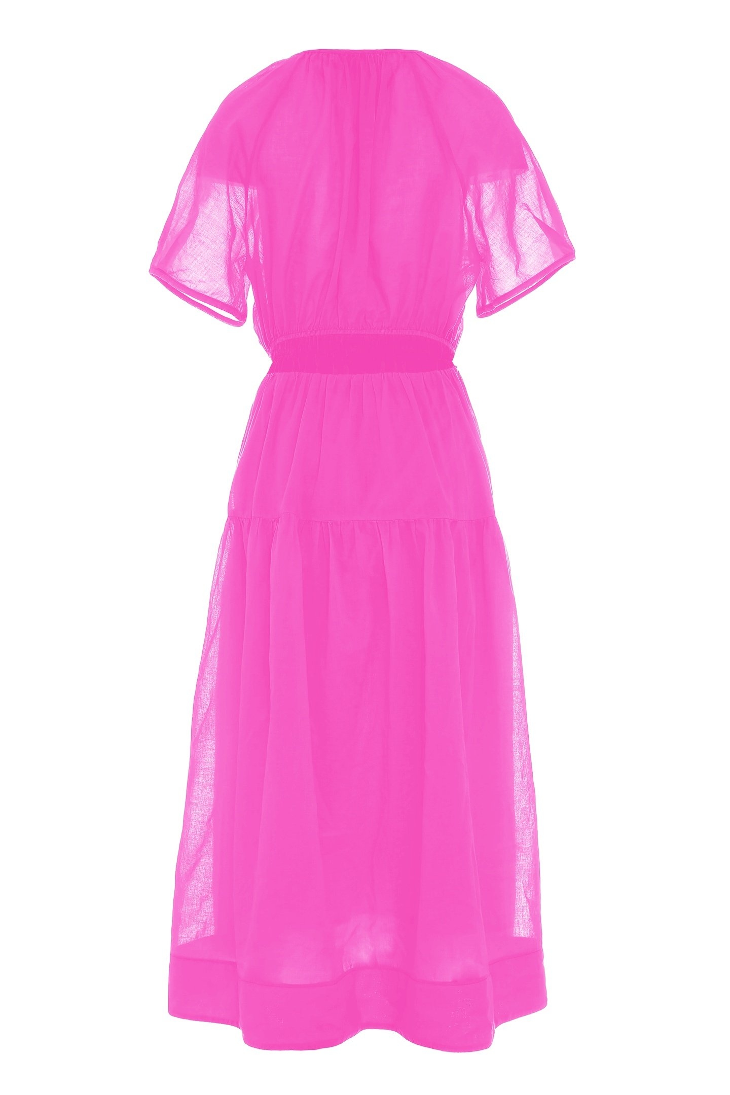 SPIRITED DRESS VOILE FUSHIA 2