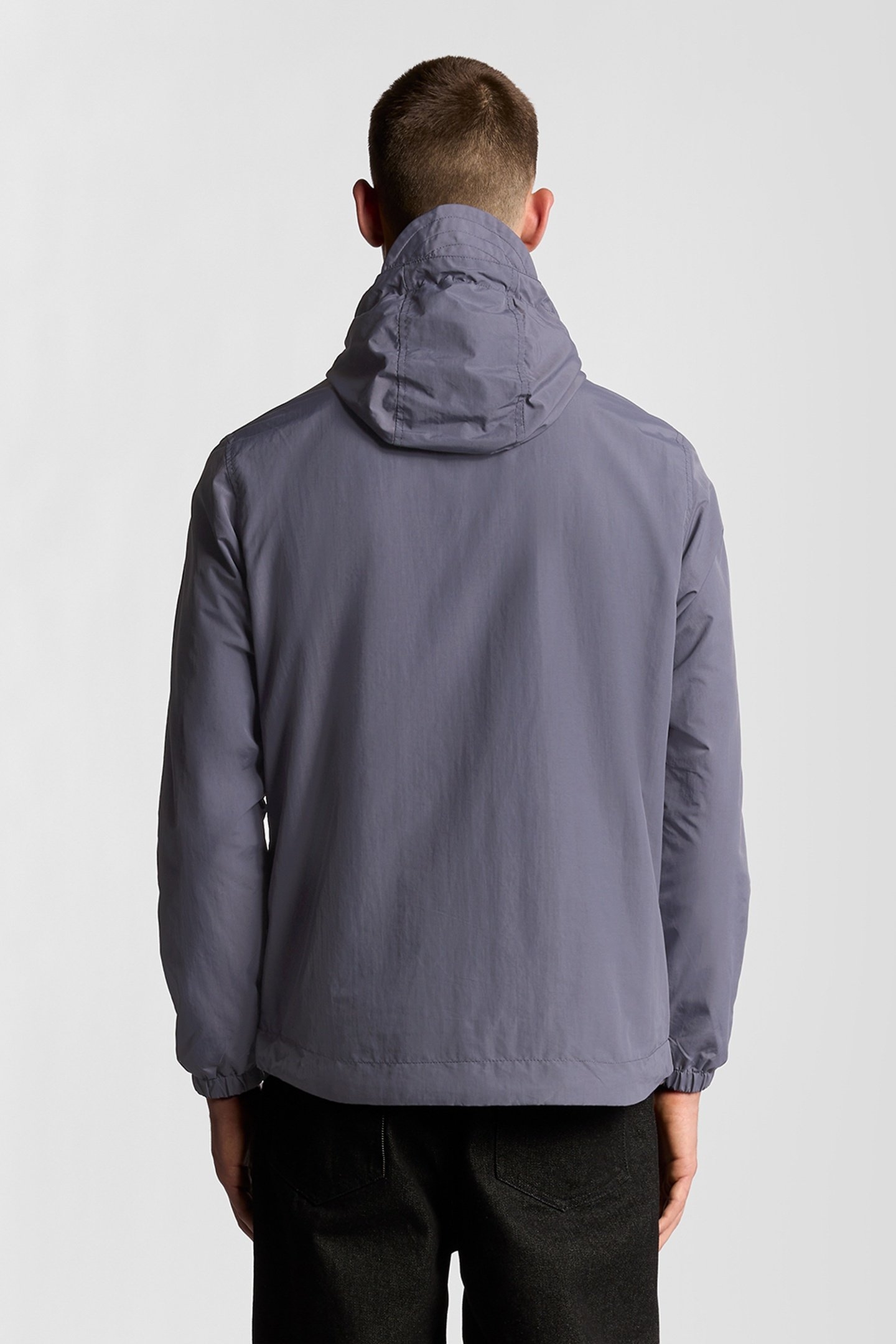 ZIP THROUGH HOODED JACKET GRAYSTONE 3