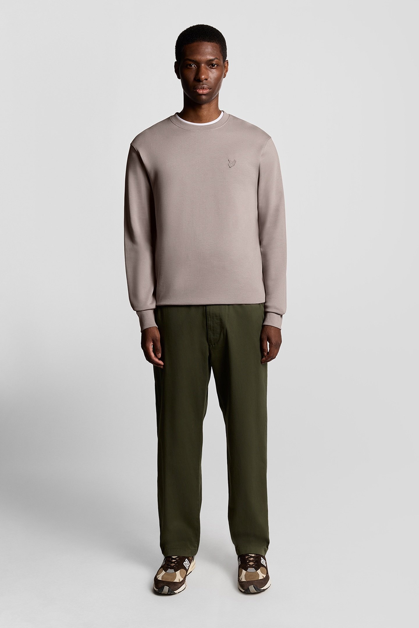 SUPERFINE CREW NECK SWEATSHIRT FIFE 1