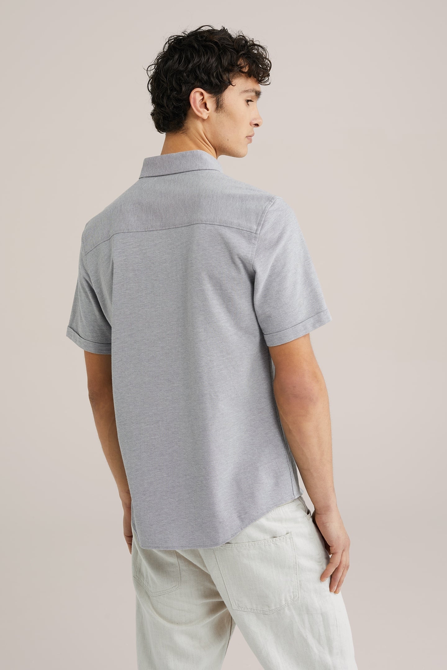 SHIRT BLENDED LIGHT GREY 3