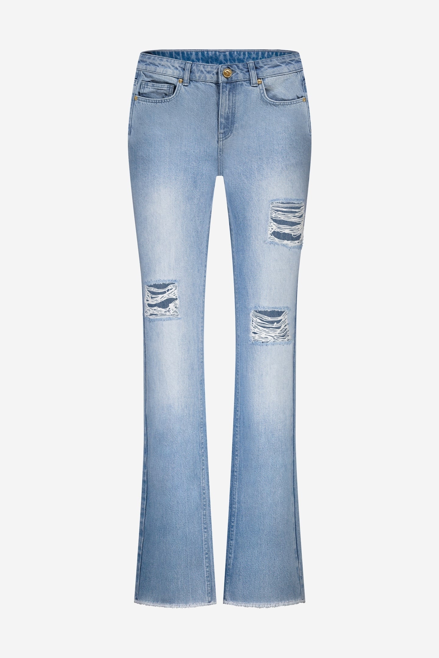 ISIS DESTROY JEANS LIGHT BLUE 1