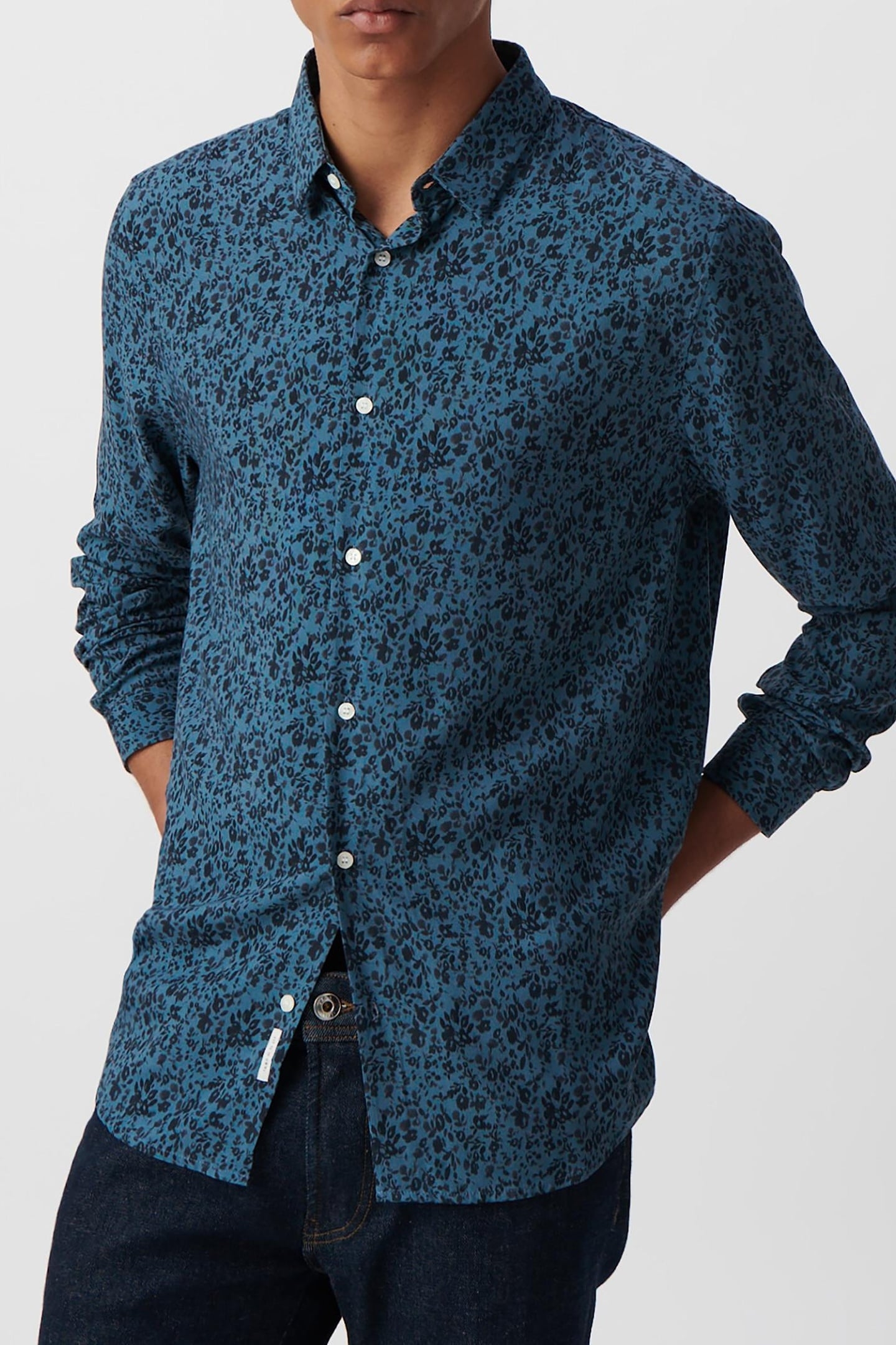 STORM LENZING™ ECOVERO™ FLOWERY SLIM SHIRT 2