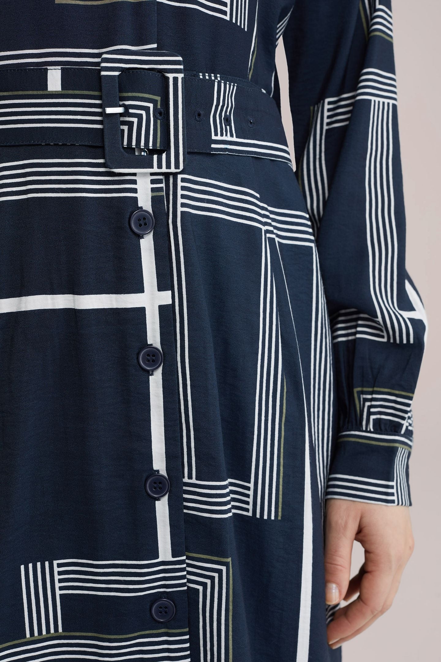 DRESS MID LENGTH NAVY BLUE 8