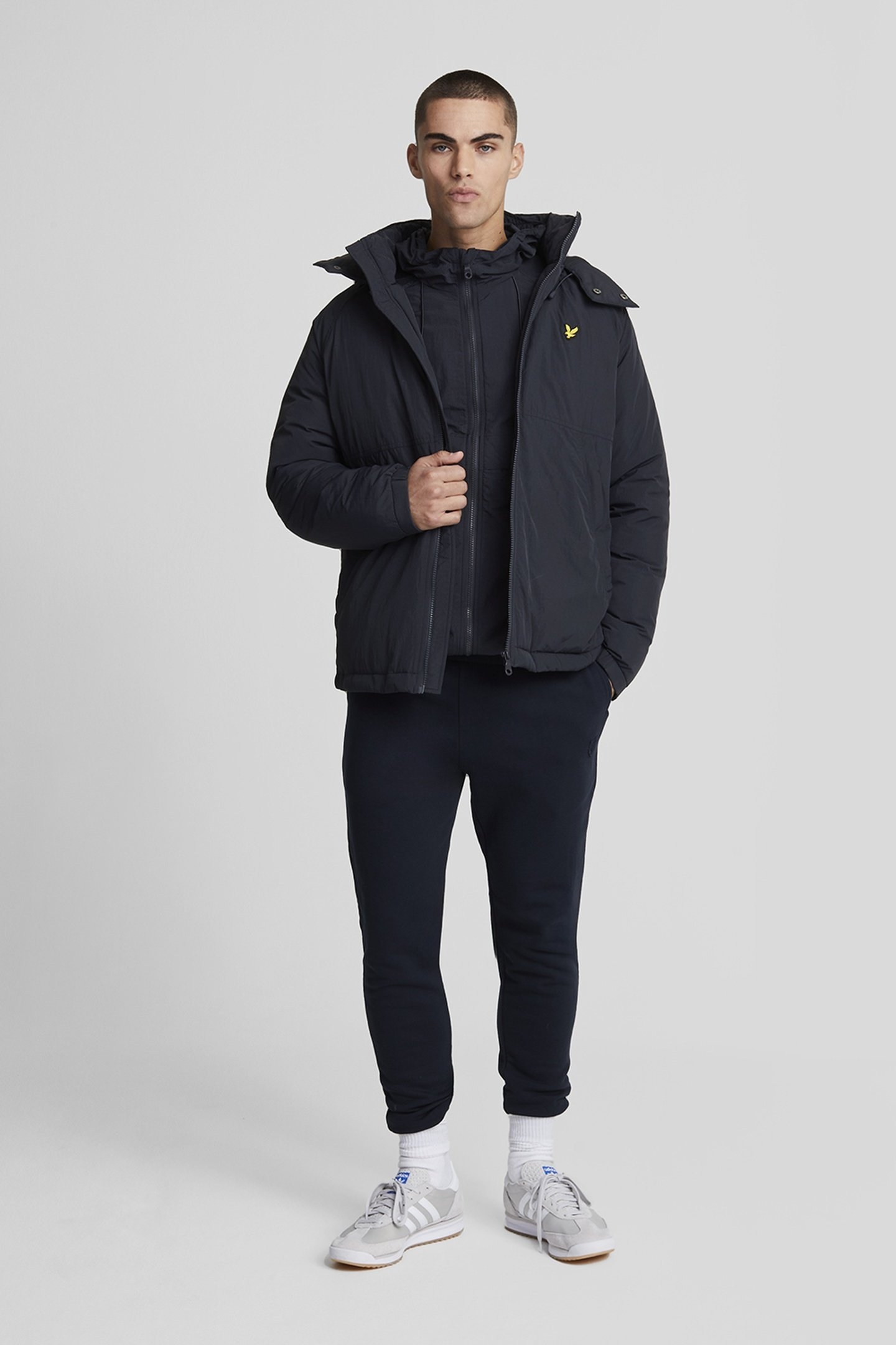 PADDED PUFFER JACKET DARK NAVY 1