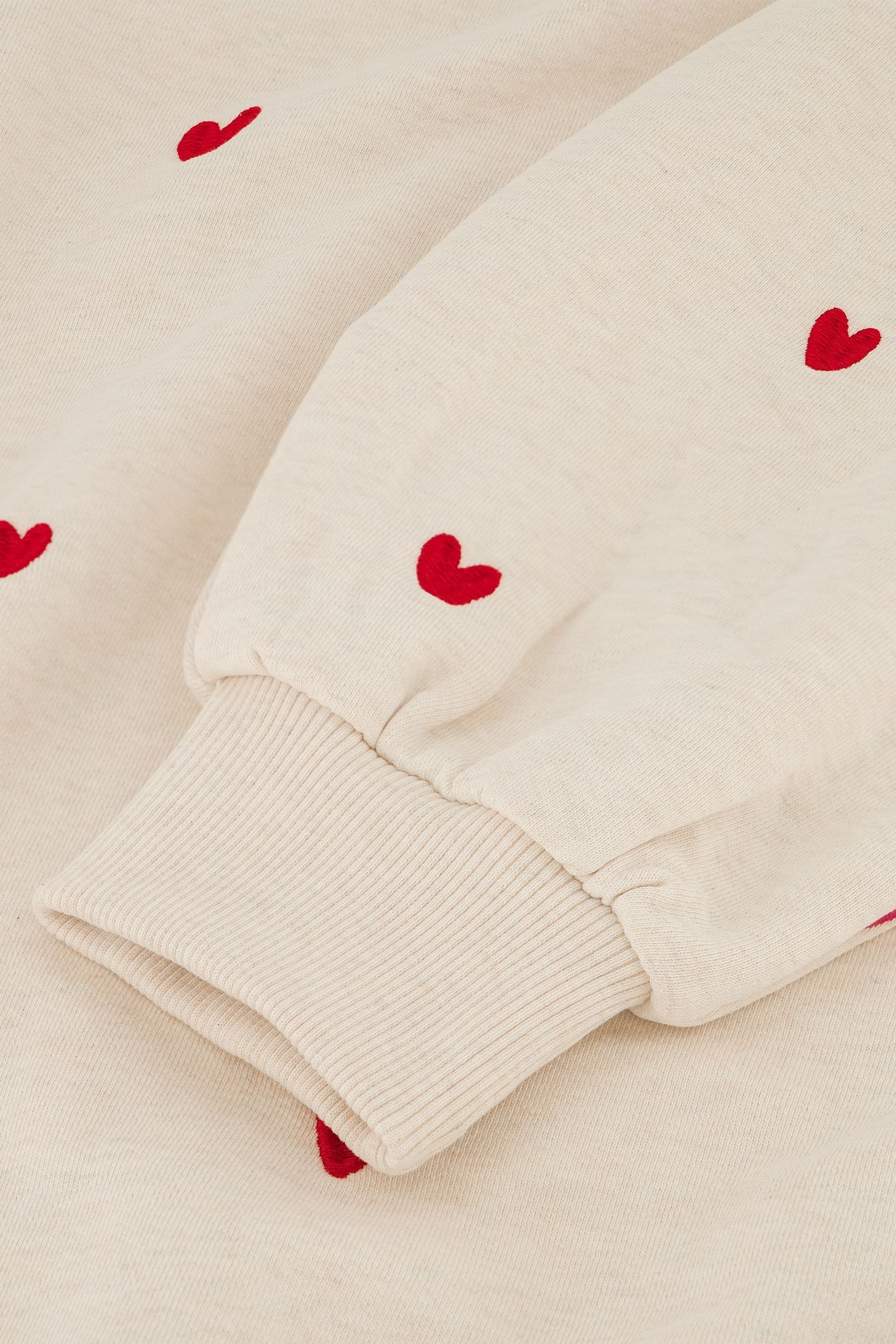 DINA SWEATER OATMEAL / DISCO RED 5