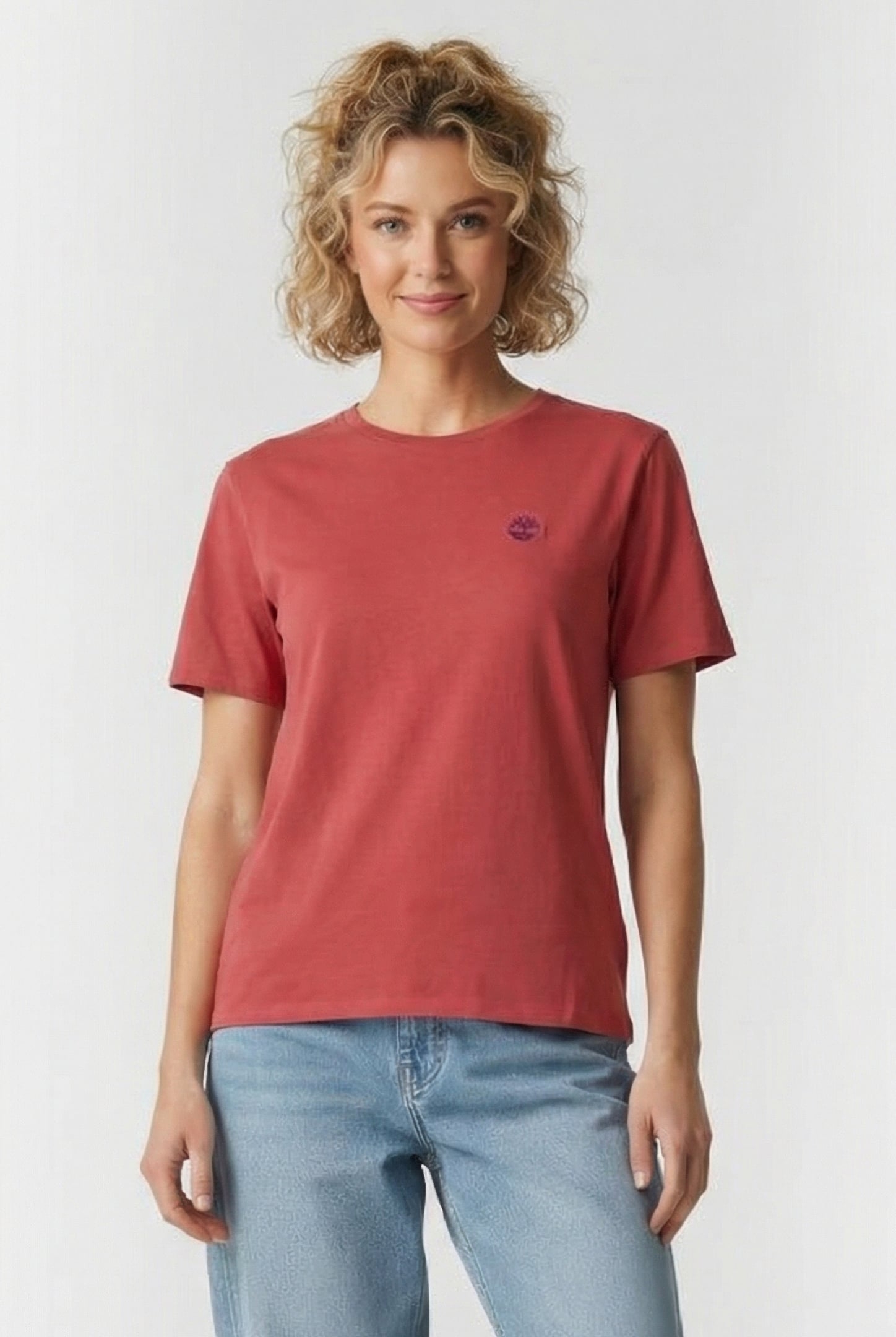 DUNSTAN SHORT-SLEEVE TEE GARNET ROSE 1