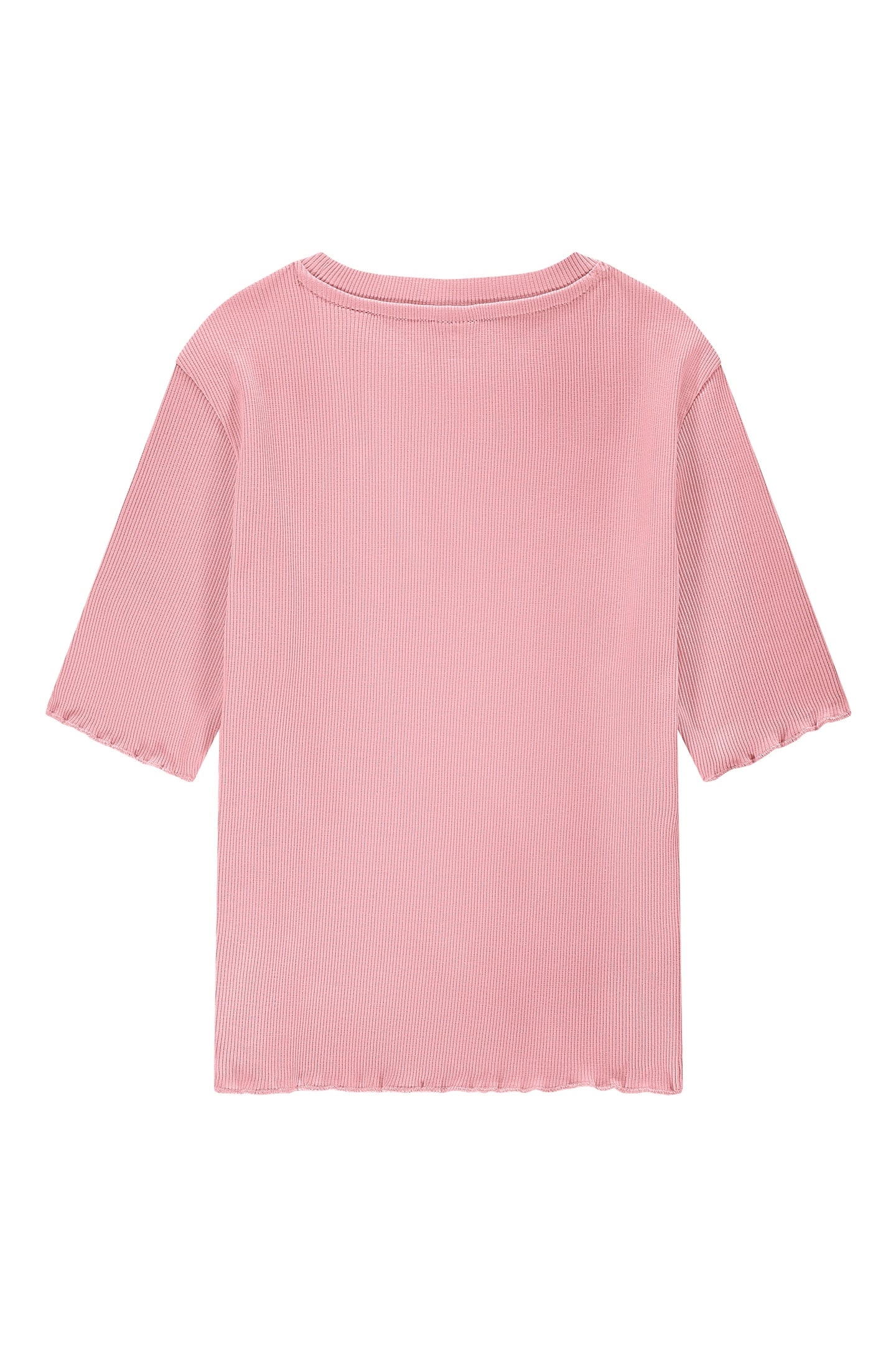 SYLVIA RIB TOP MISTY ROSE 1