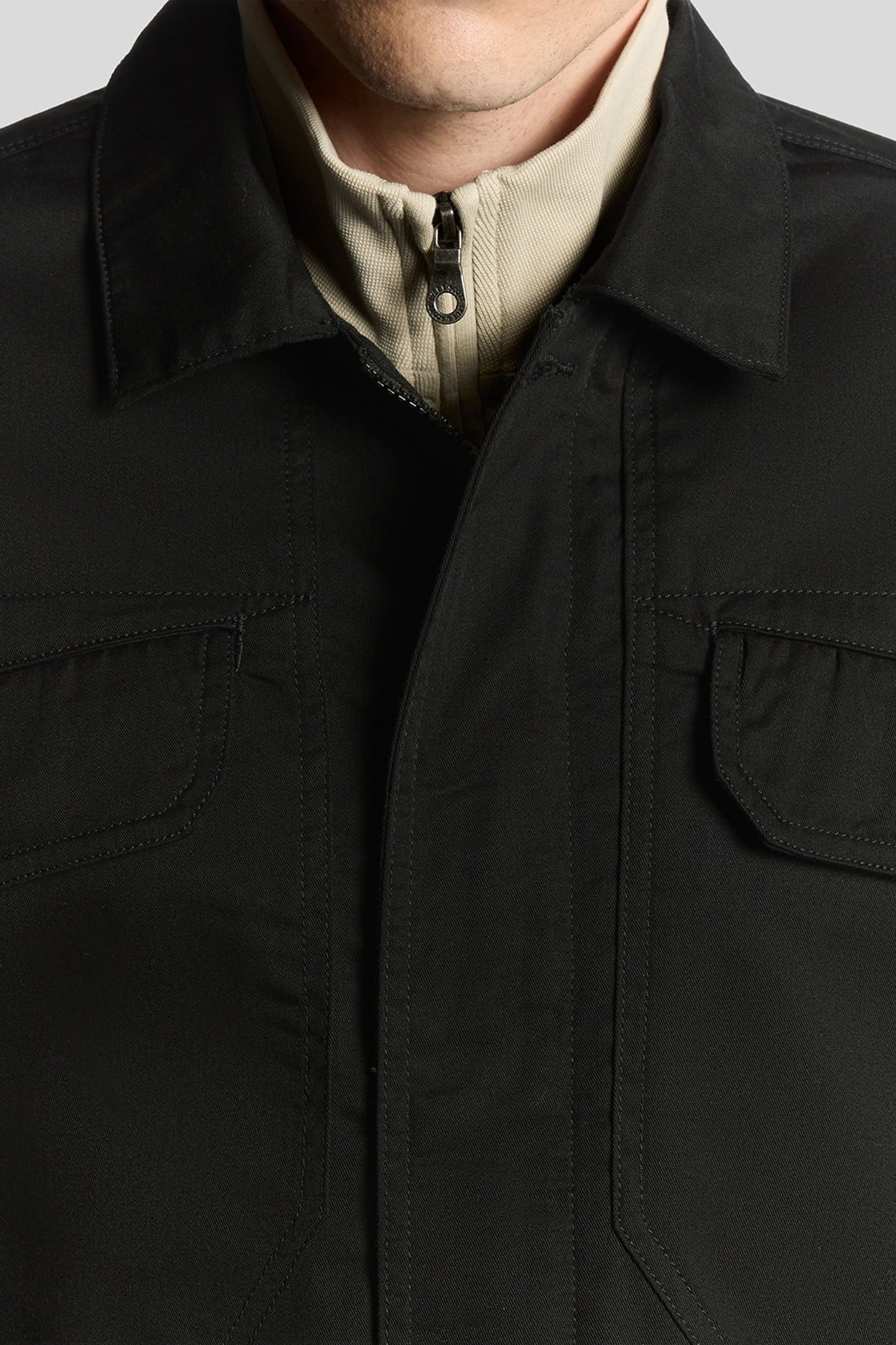 MULTI POCKET OVERSHIRT JET BLACK 6