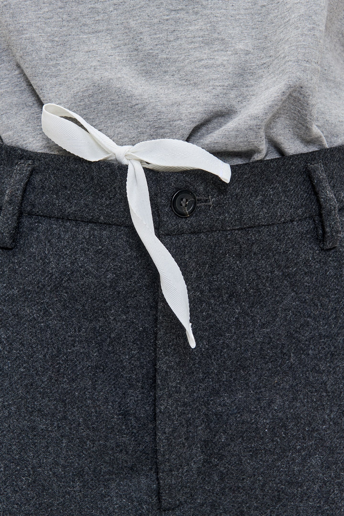 RECYCLED WOOL SOHO PANTS DEEP CHARCOAL 5