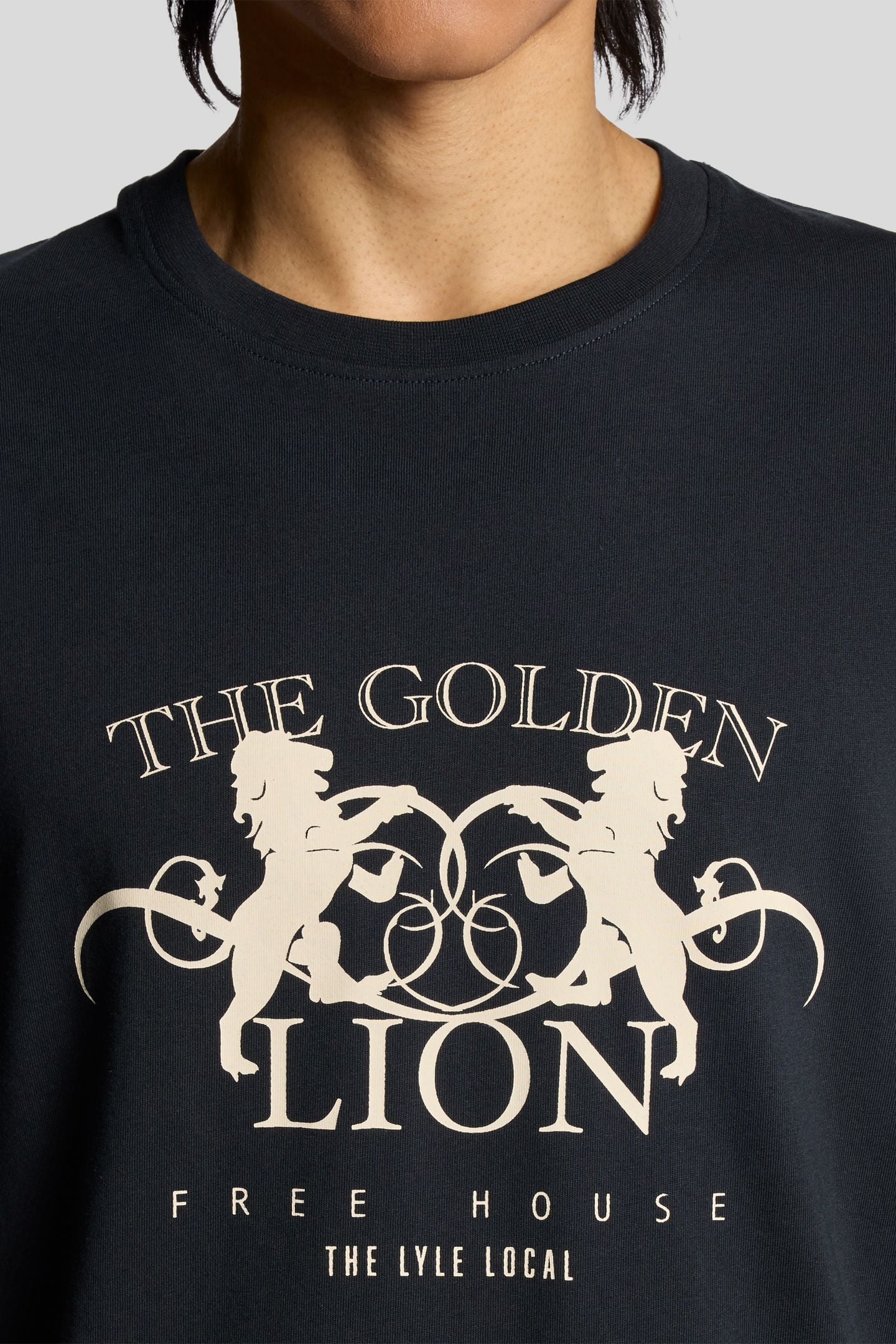 GOLDEN LION GRAPHIC T-SHIRT DARK NAVY 5