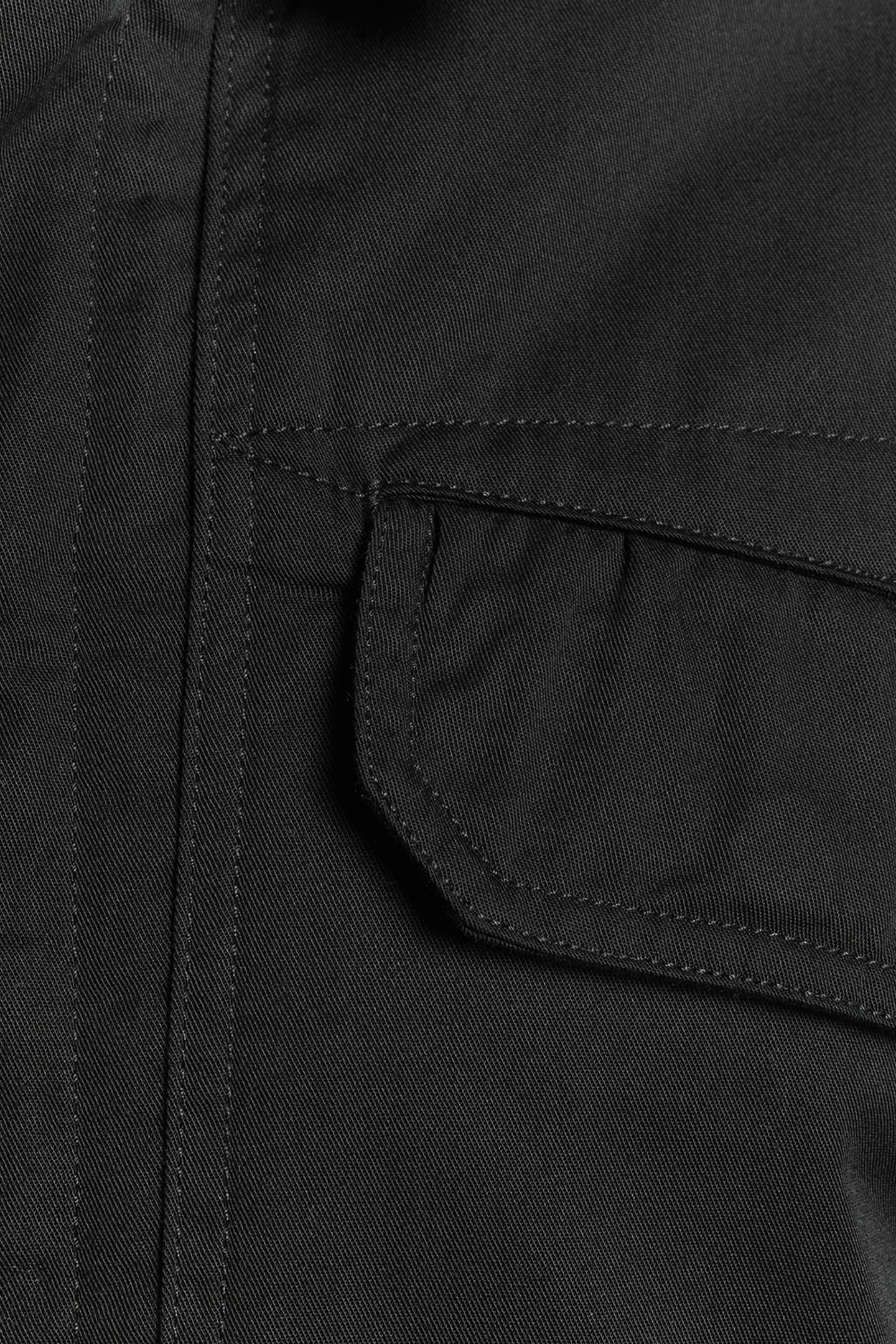 MULTI POCKET OVERSHIRT JET BLACK 5