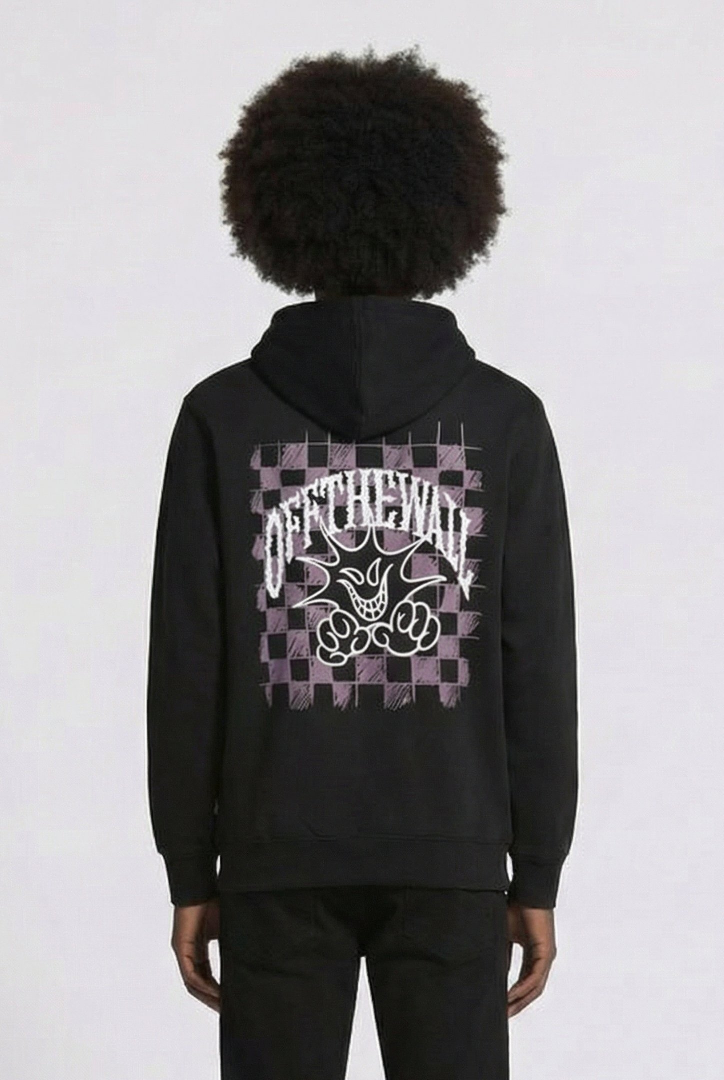 CHECKER LOGO GFX LOOSE PO BLACK 2