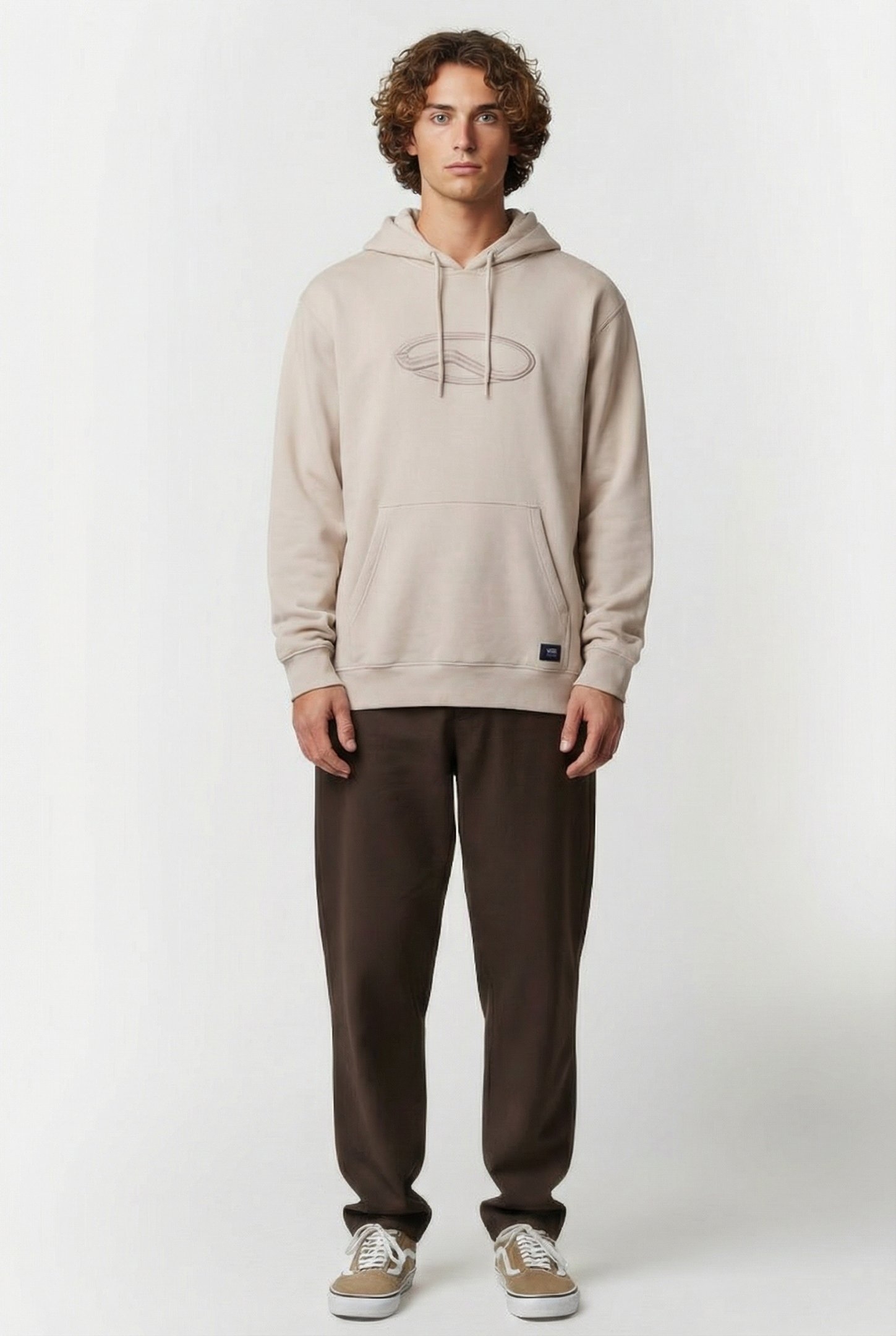 VANS OVAL LOOSE FLEECE PO OATMEAL 1