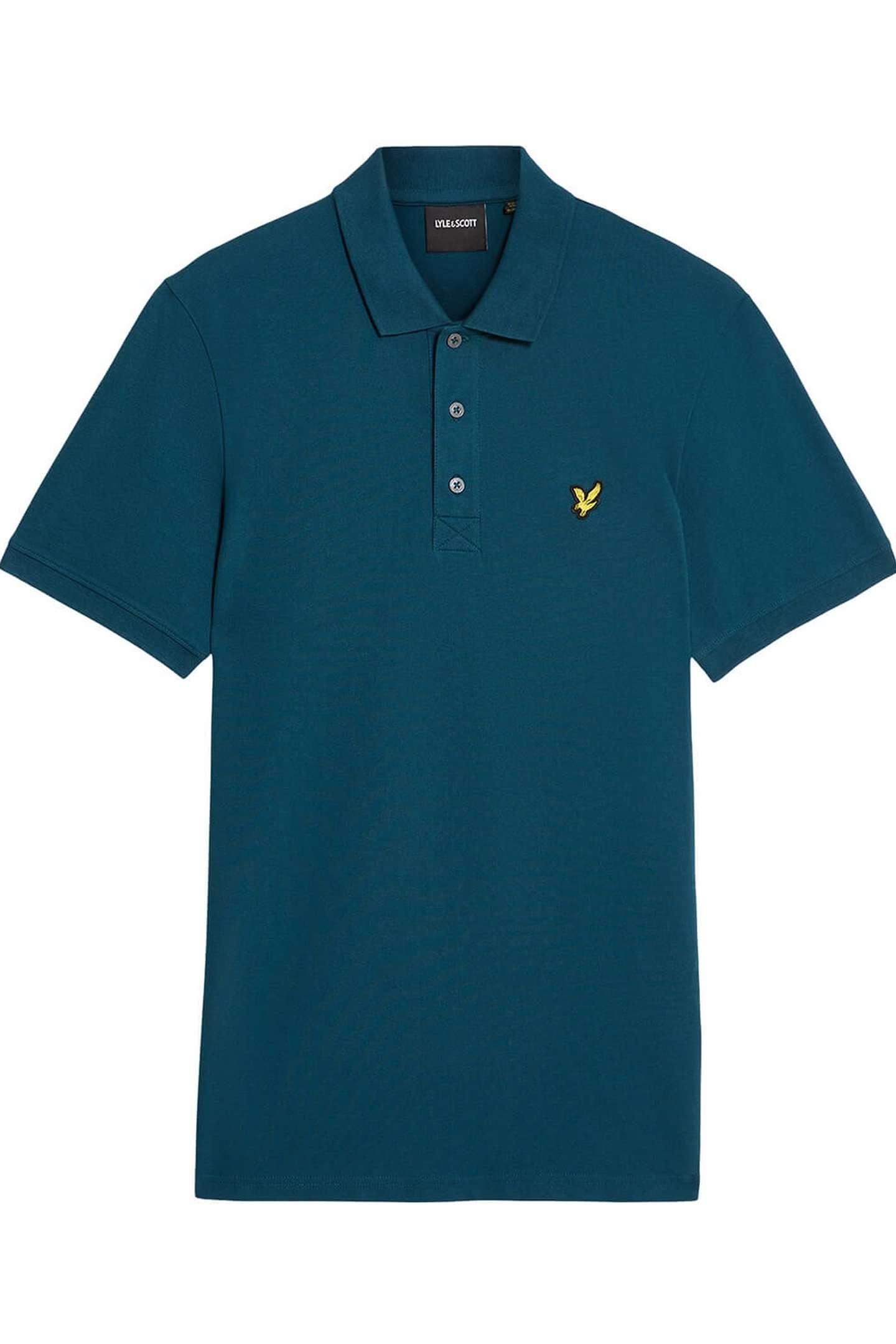 PLAIN POLO SHIRT RICH TEAL 4