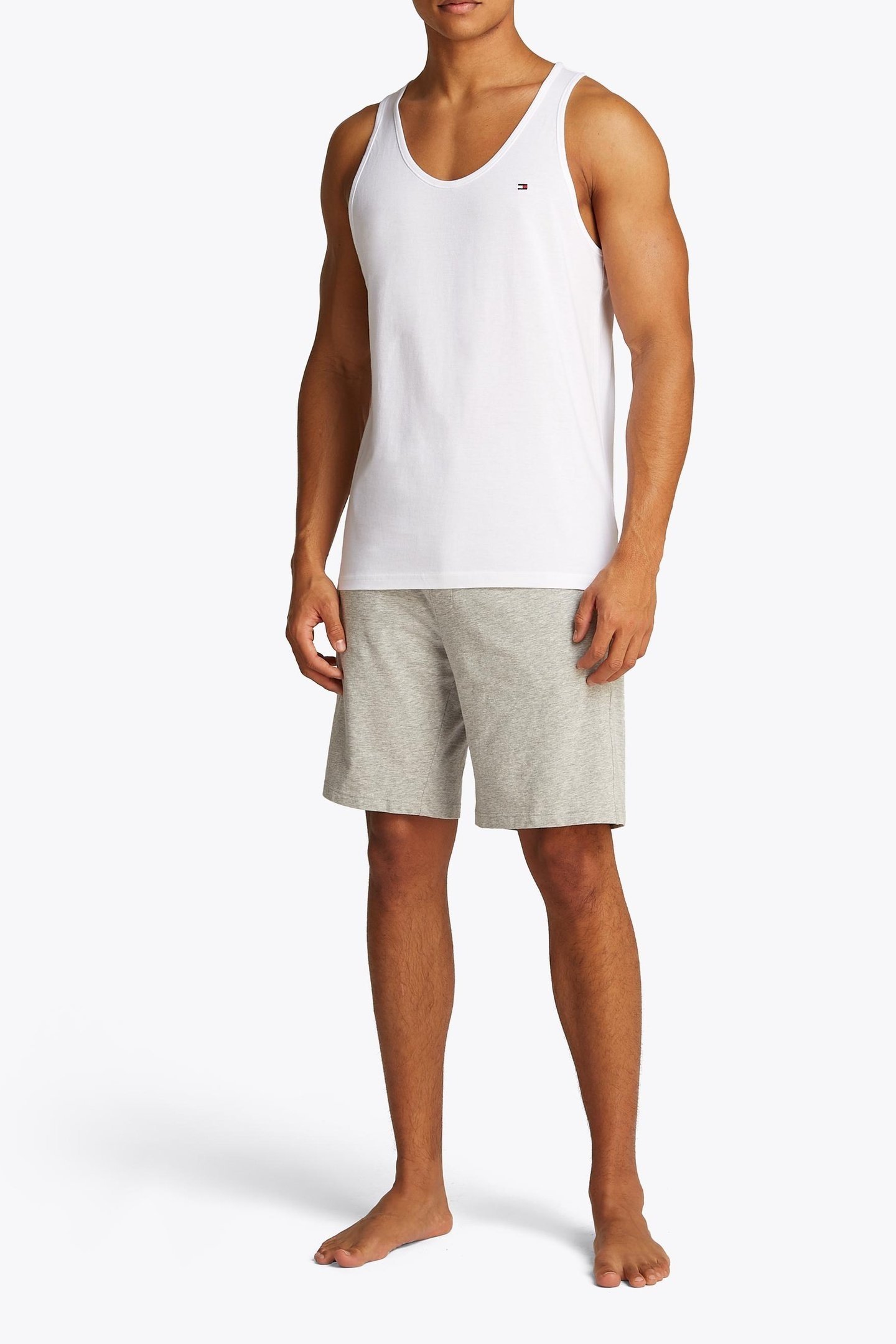 3-PACK ROUND NECK TANK TOPS WHITE 2