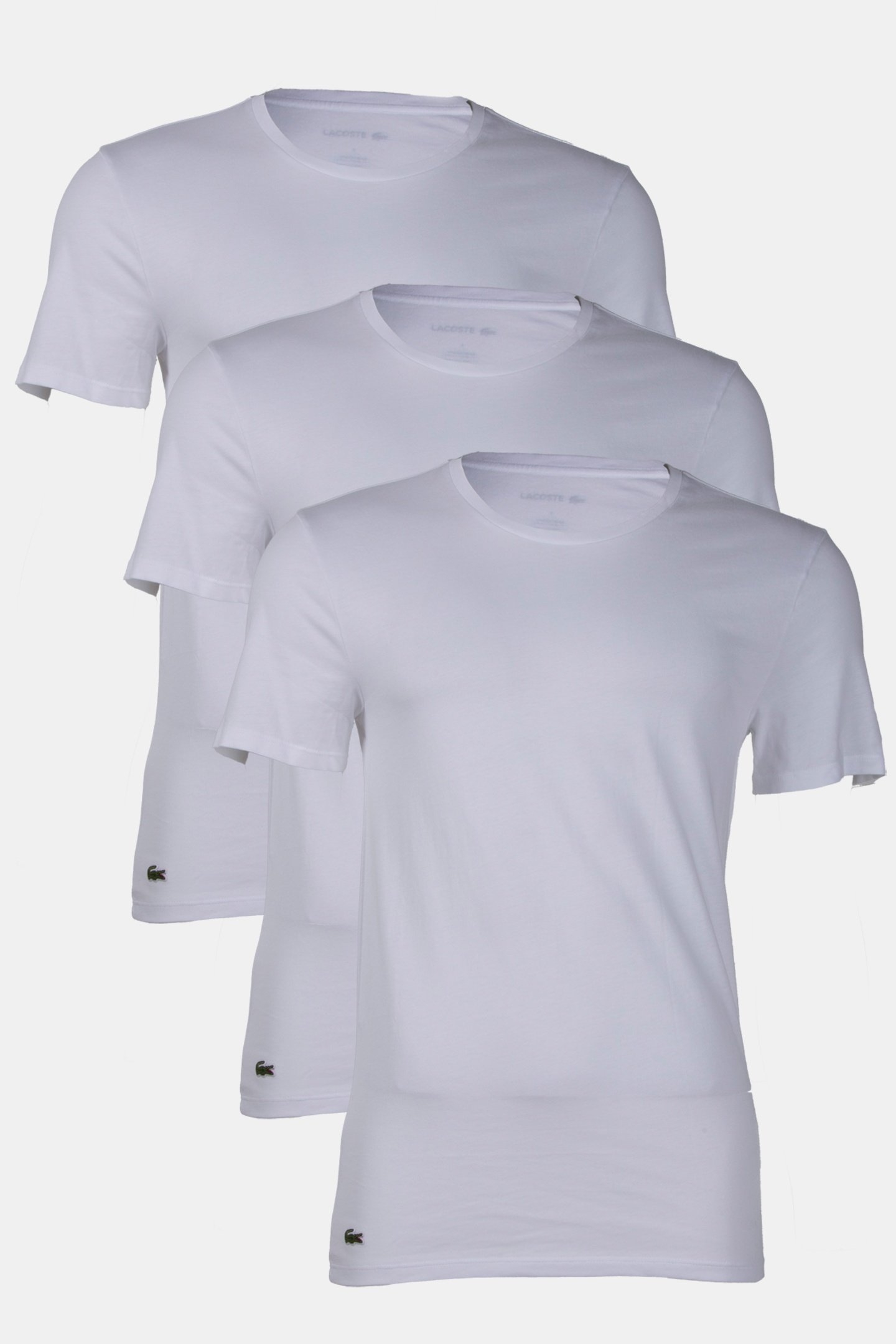 3-PACK SLIM FIT UNDERSHIRTS WHITE 2