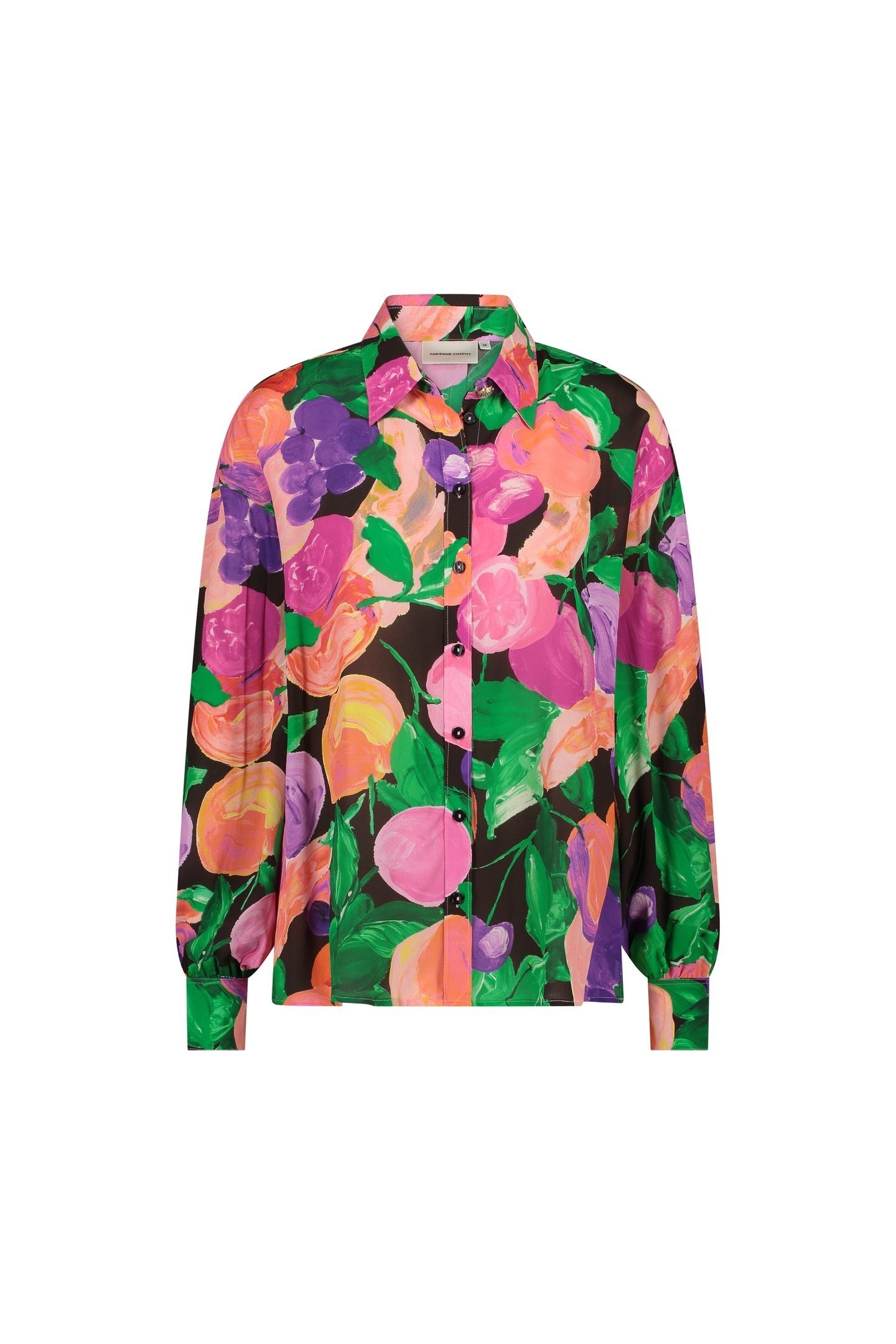 ANOUK BLOUSE RAZZY PINK/GREEN APP 1