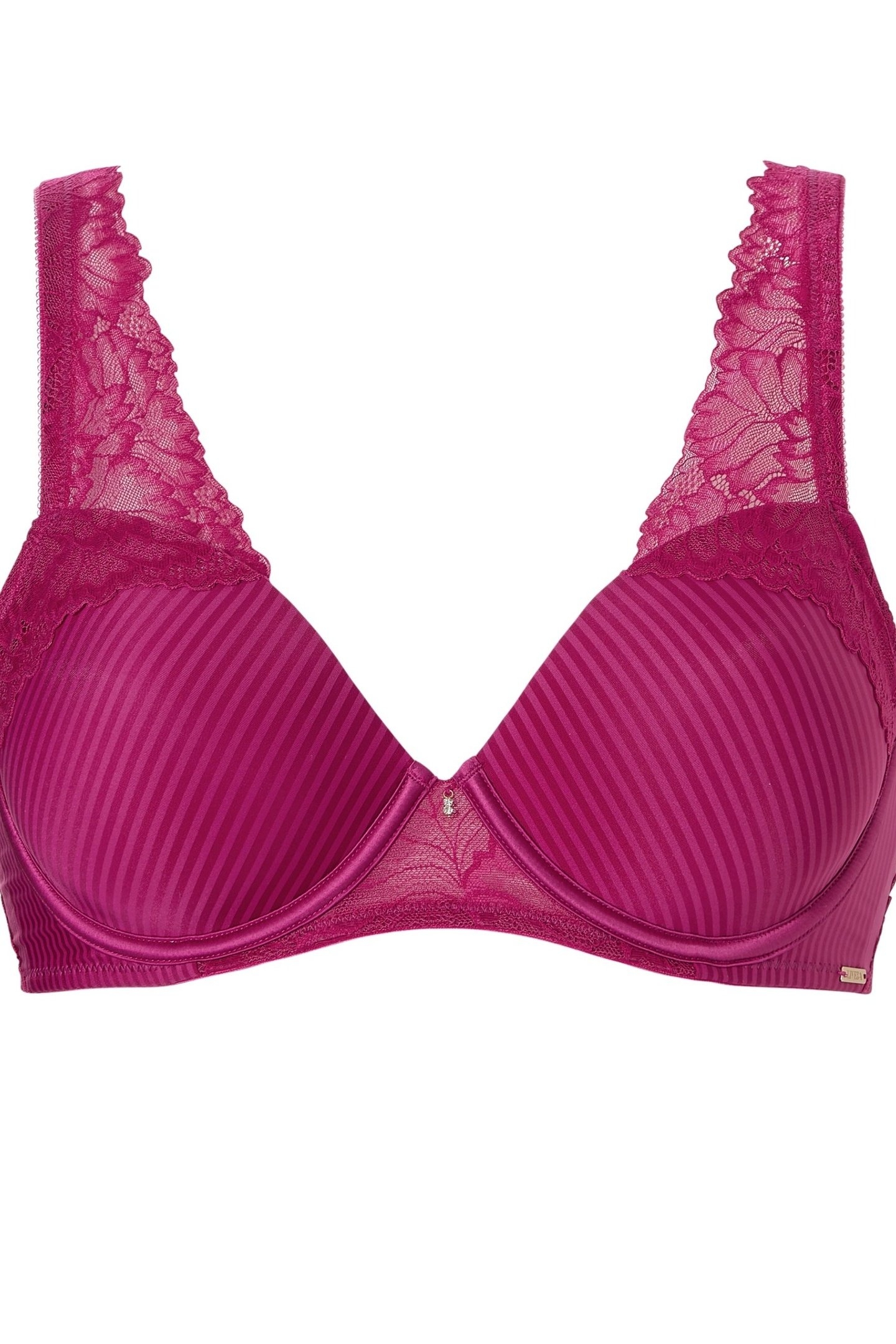BRA TSHIRT DONNA STRIPE LACE SWEET CHERRY 1